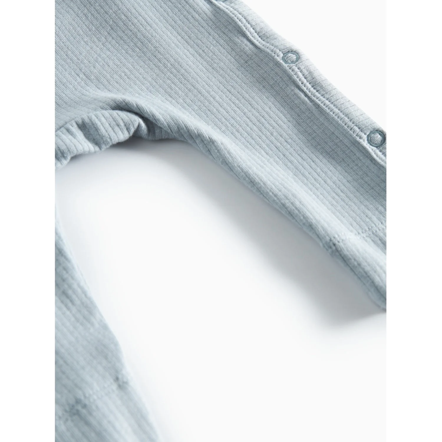 MarMar New Born Micro Modal Blue Stone Rulo Onesies - Image 3