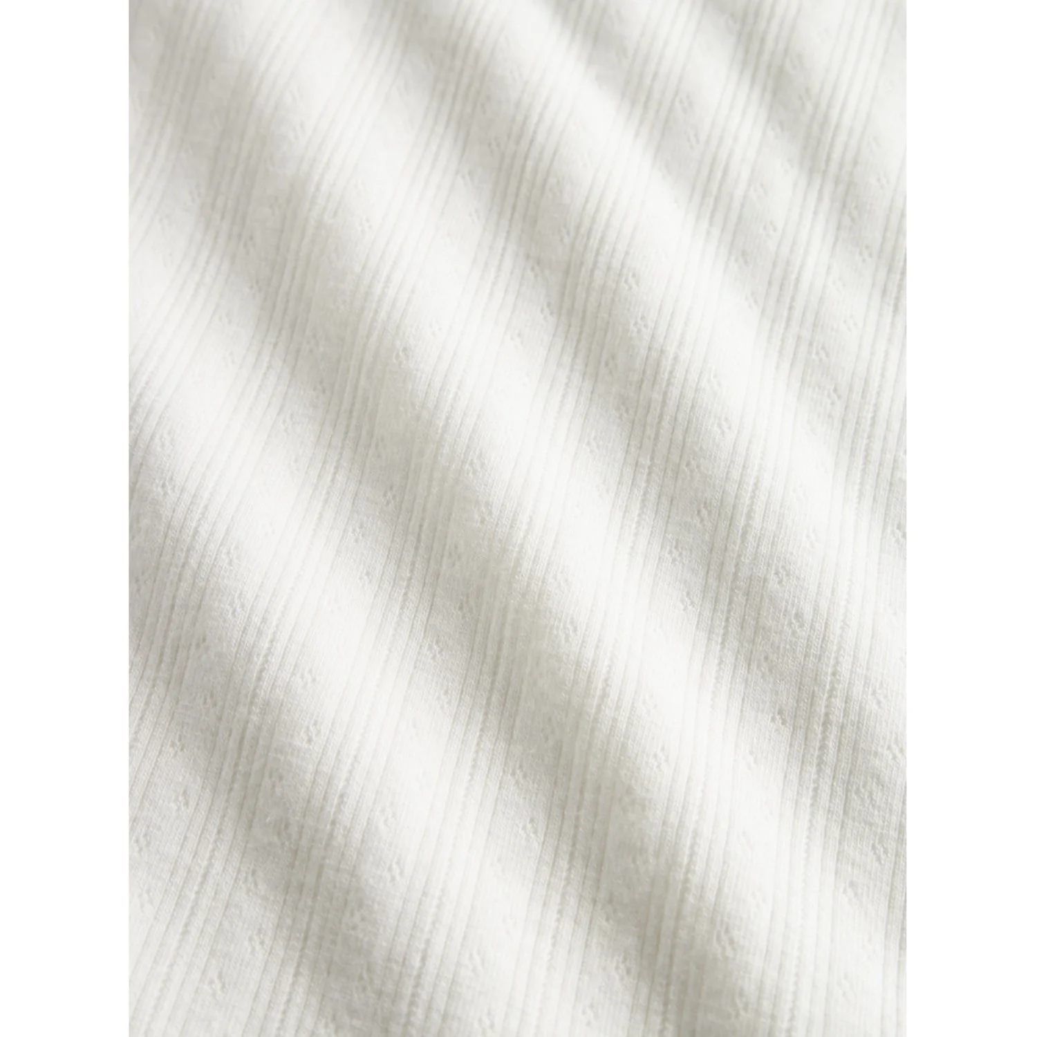 MarMar New Born Modal Pointelle Gentle White Alida Blanket - Image 3