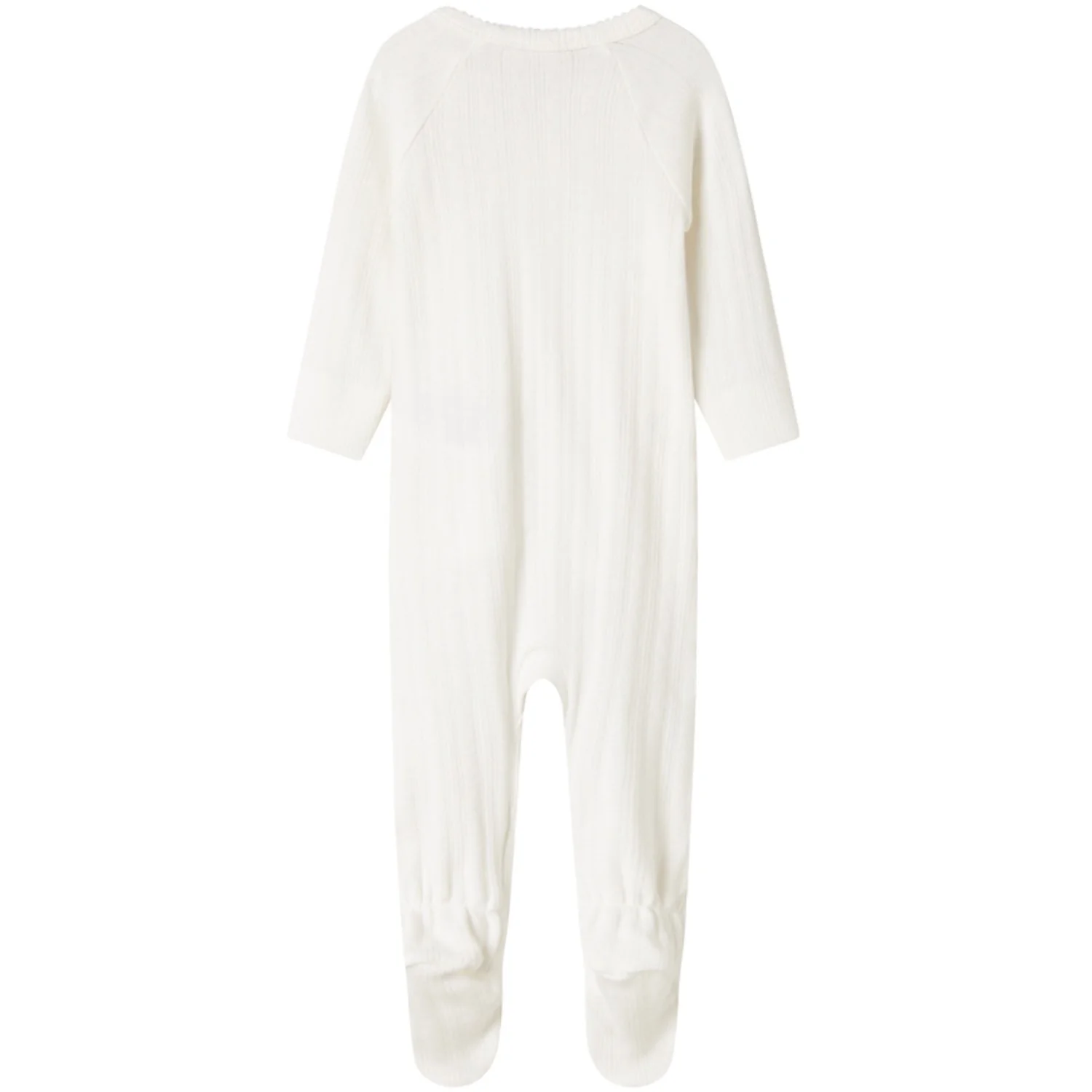 MarMar New Born Modal Pointelle Gentle White Rubetta Onesies - Image 4