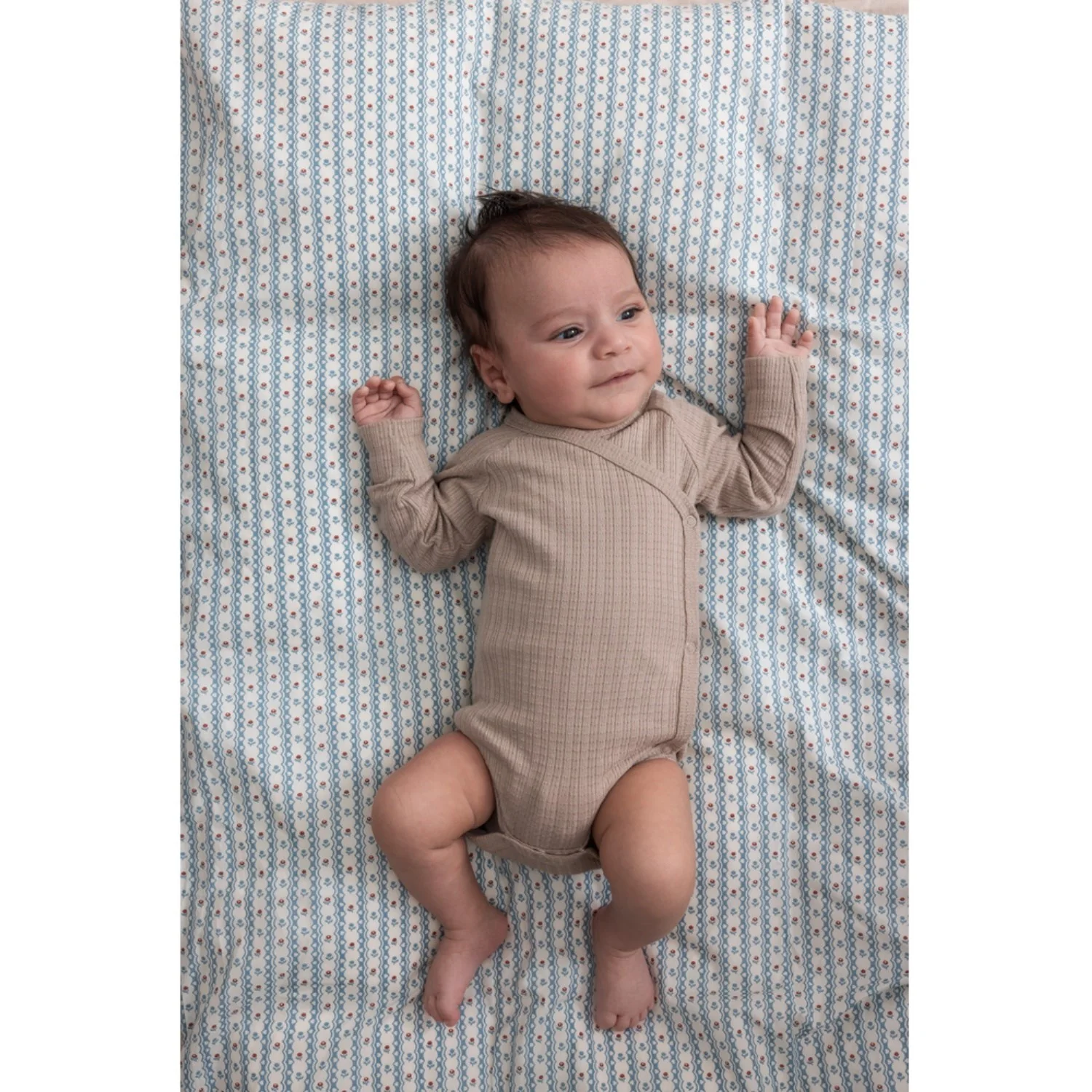 MarMar New Born Modal Pointelle Rib Soft Beige Belito Body - Image 2