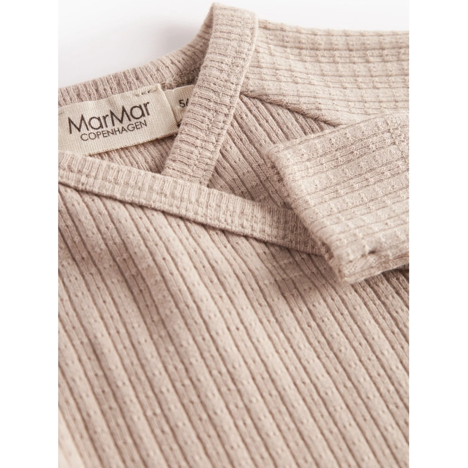 MarMar New Born Modal Pointelle Rib Soft Beige Belito Body - Image 3