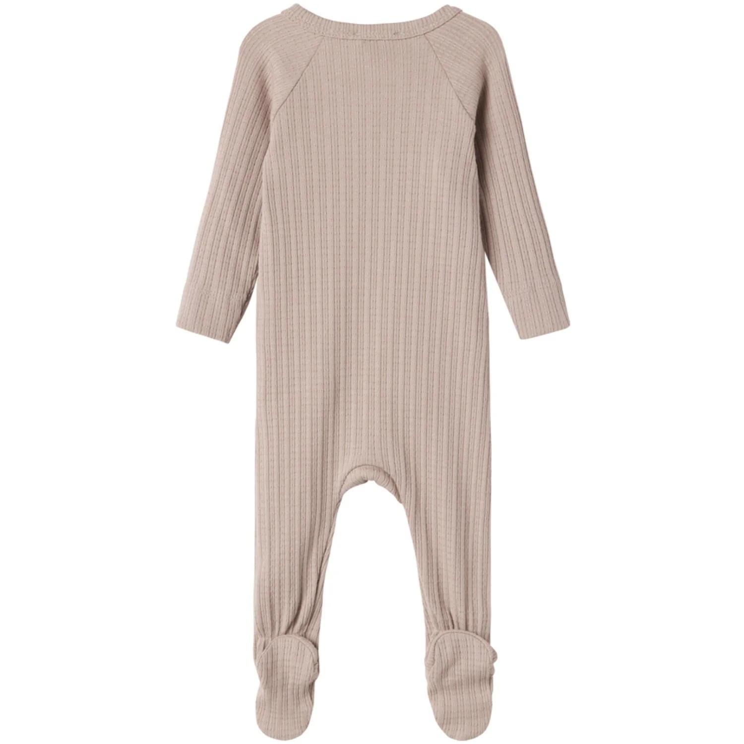 MarMar New Born Modal Pointelle Rib Soft Beige Rubello Onesies - Image 6