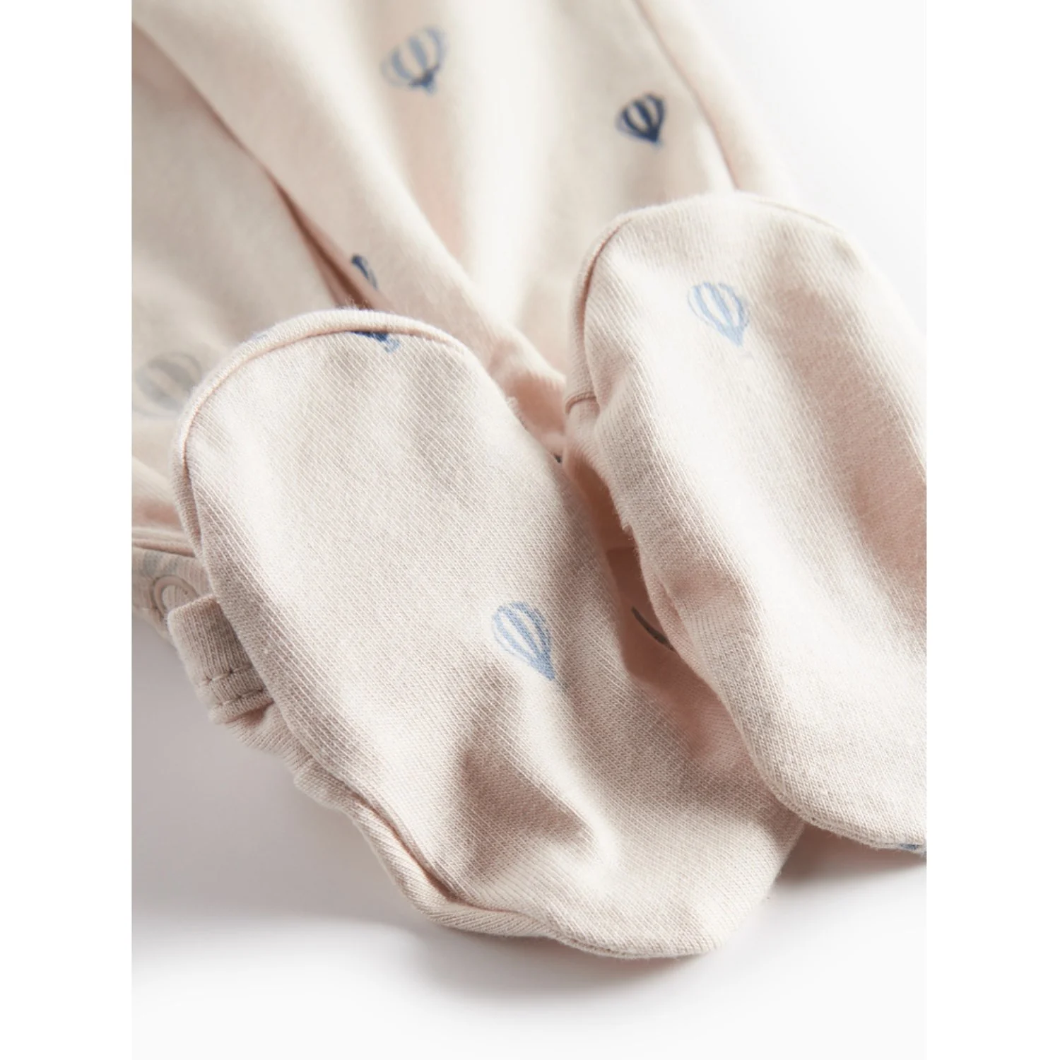 MarMar New Born Modal Smooth Print Air Balloon Rubello Onesies - Image 5