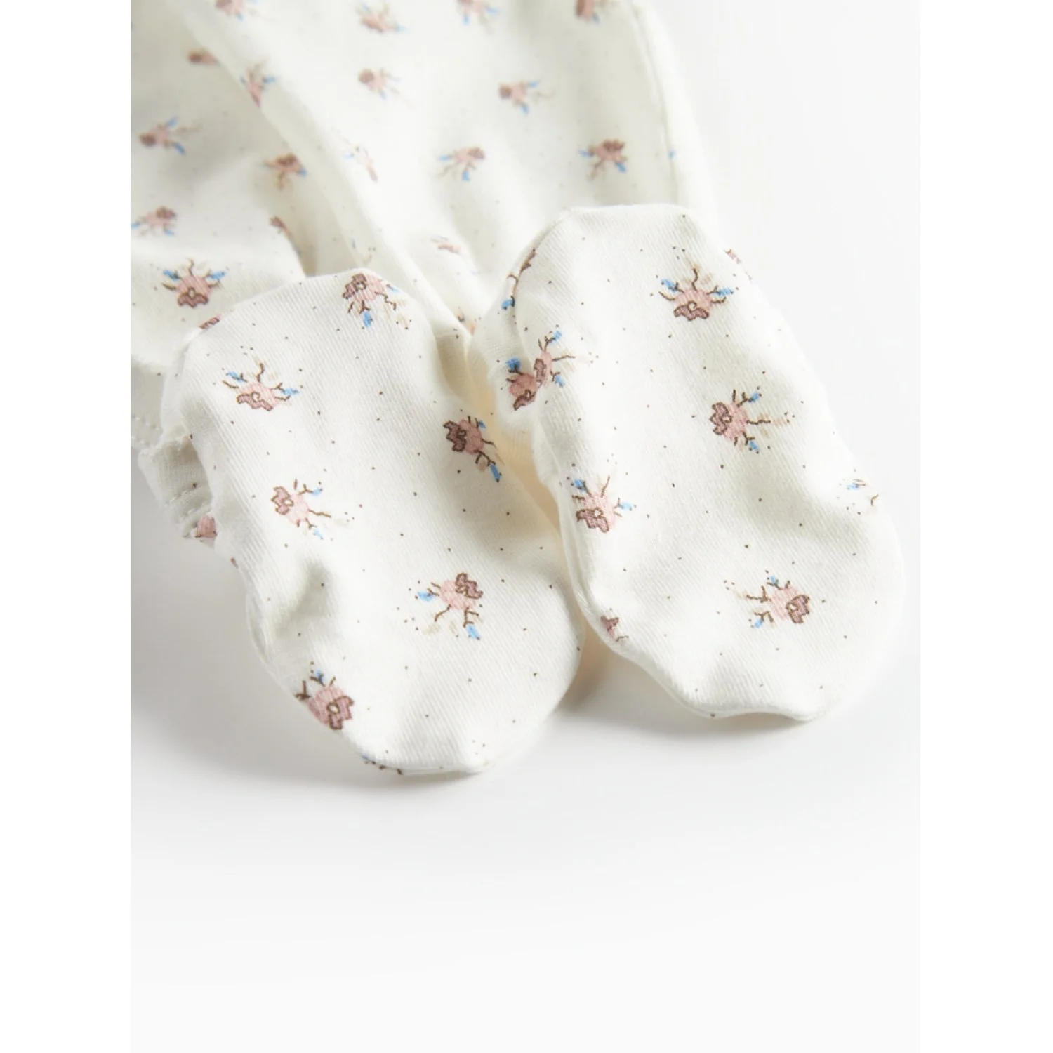 MarMar New Born Modal Smooth Print Little Sakura Rubetta Onesies - Image 3