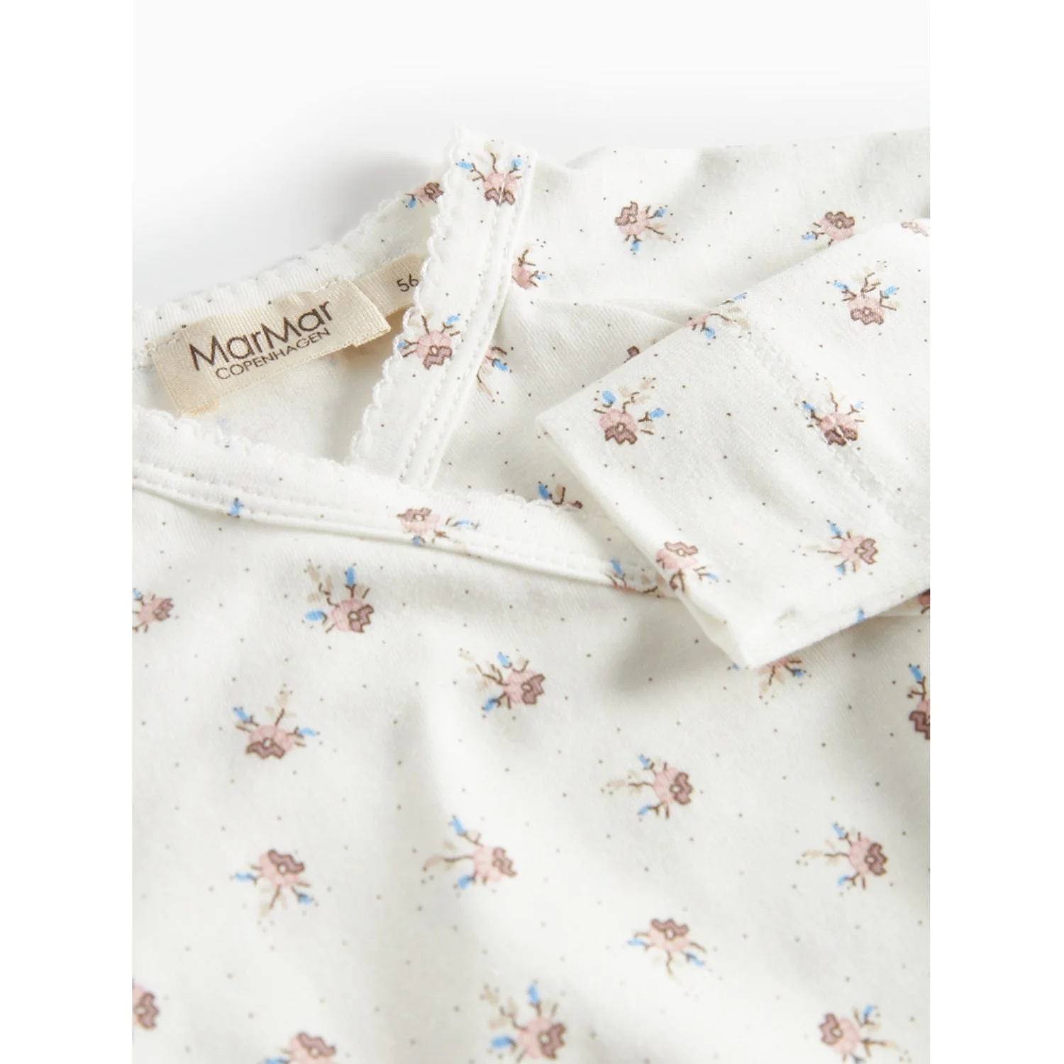 MarMar New Born Modal Smooth Print Little Sakura Rula Onesies - Image 2