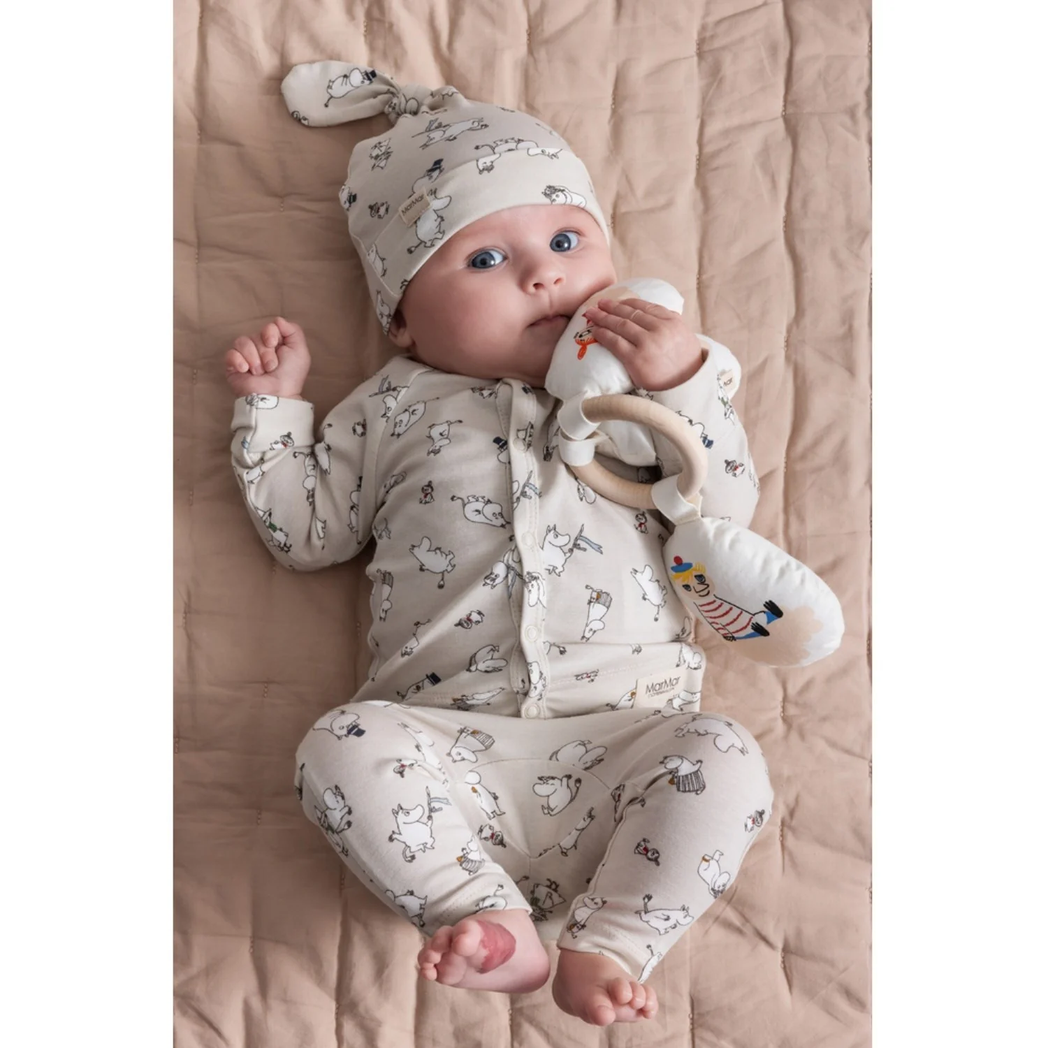 MarMar New Born Modal Smooth Print Moomin Piva Pants - Image 2