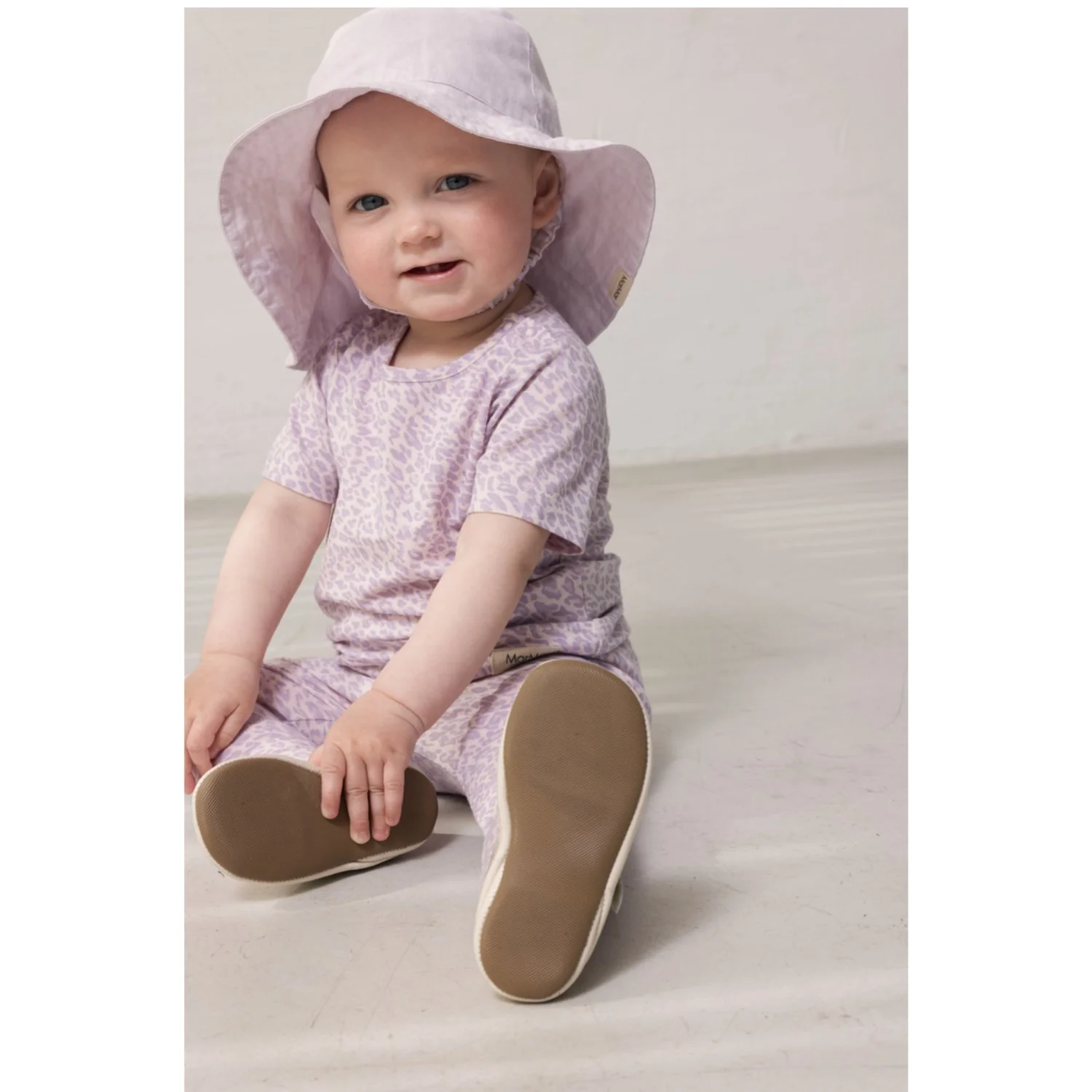 MarMar Newborn Leopard Lilac Leo Leo Piva Pants - Image 2