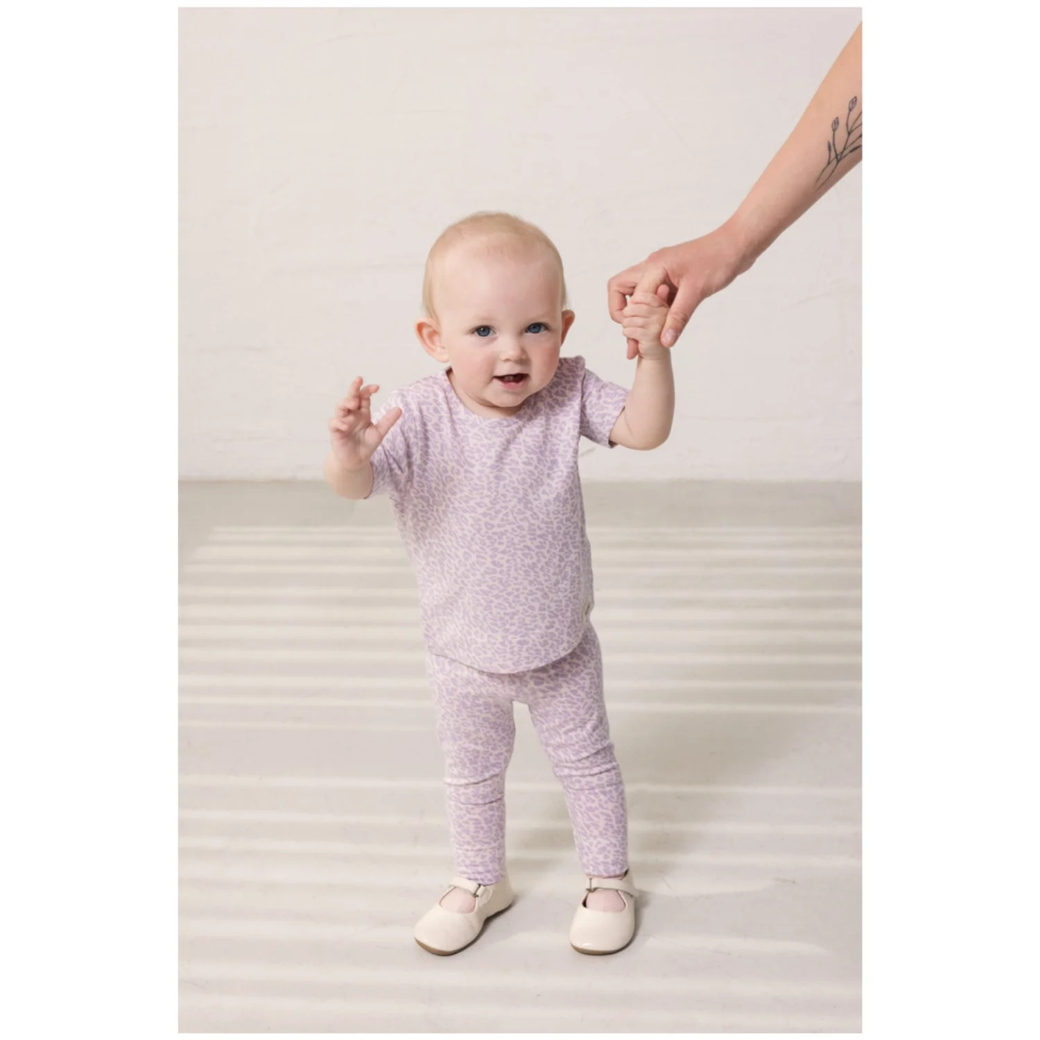 MarMar Newborn Leopard Lilac Leo Leo Piva Pants - Image 3