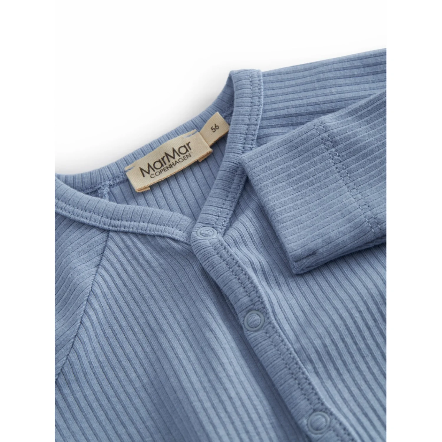 MarMar Newborn Modal Blue Iris Renas Onesie - Image 2