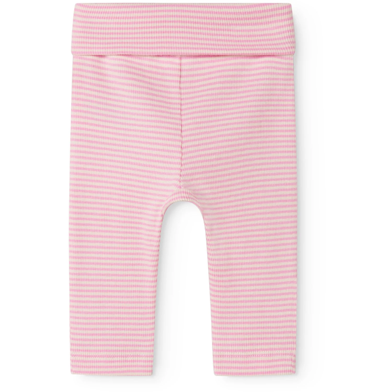 MarMar Newborn Modal Fine Rib Pink Stripe Piva Pants - Image 4
