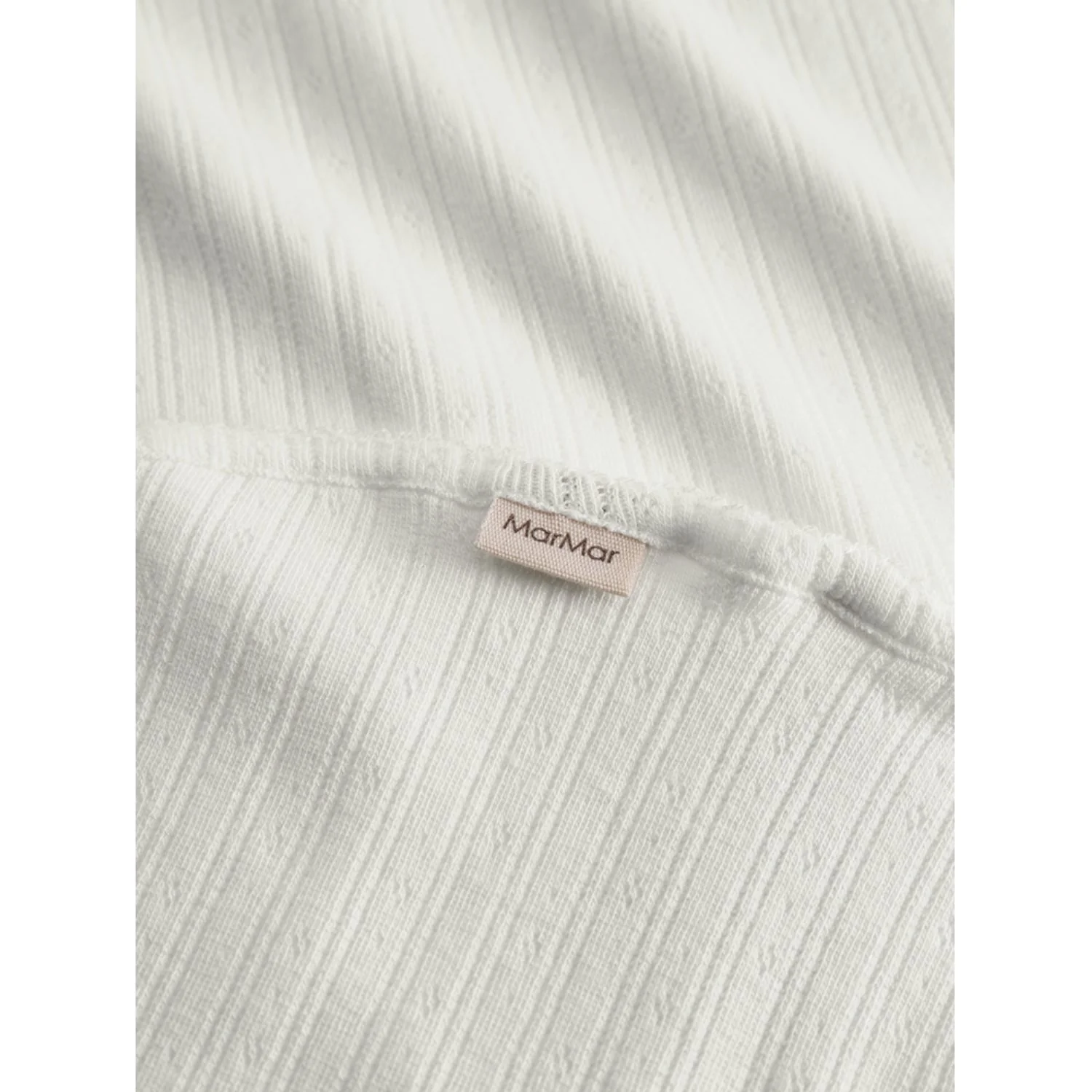 MarMar Newborn Modal Pointelle Gentle White Alida Blanket - Image 2