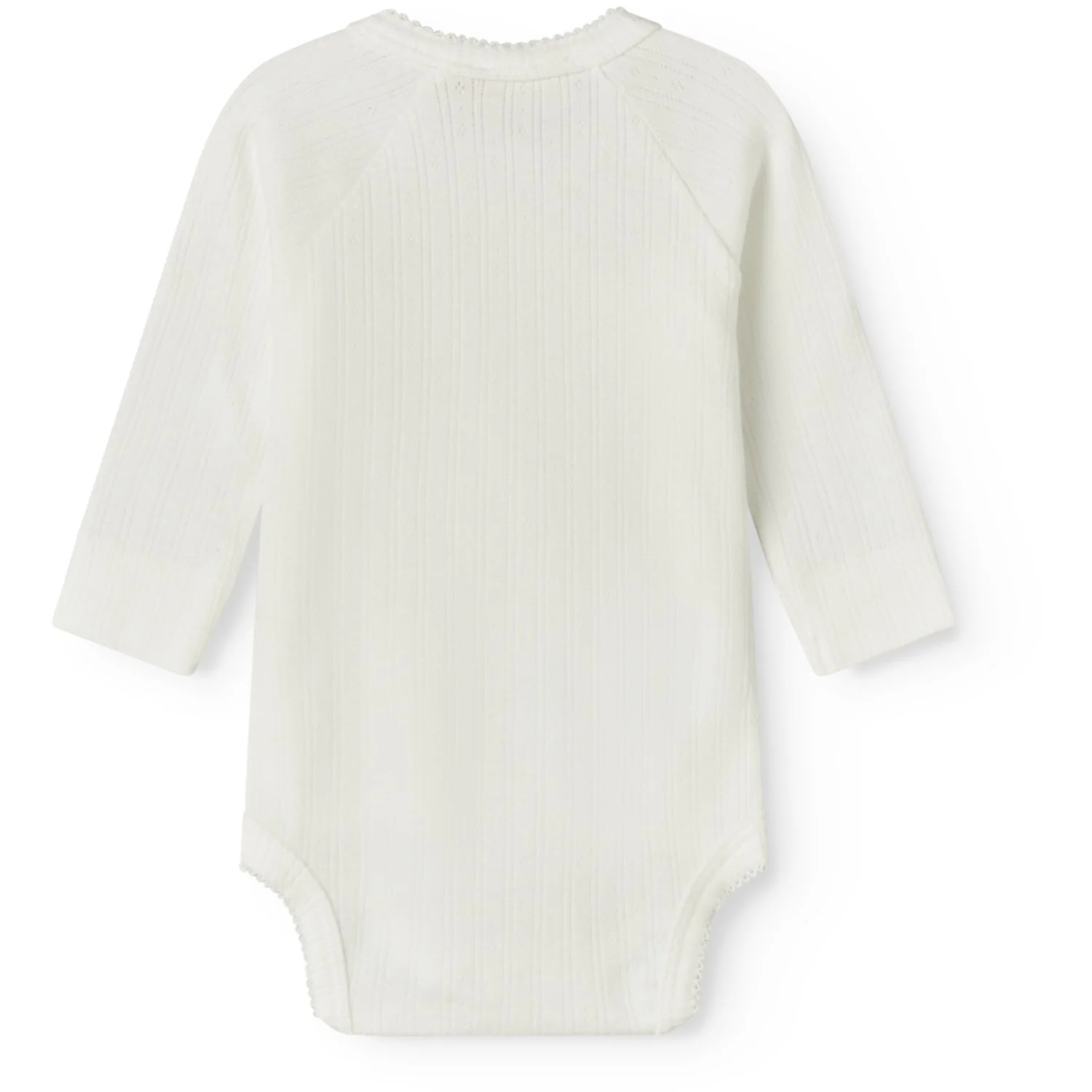 MarMar Newborn Modal Pointelle Gentle White Belita Body - Image 5