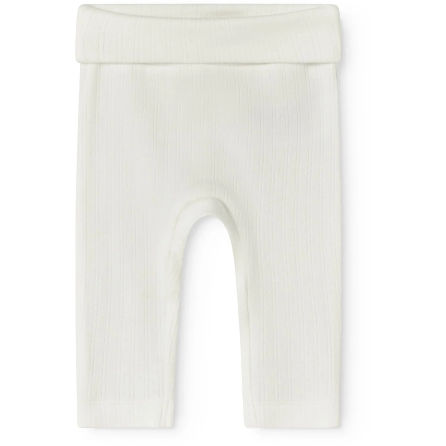 MarMar Newborn Modal Pointelle Gentle White Piva Pants