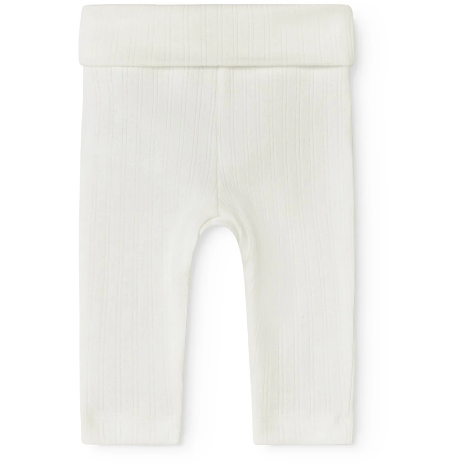 MarMar Newborn Modal Pointelle Gentle White Piva Pants - Image 5