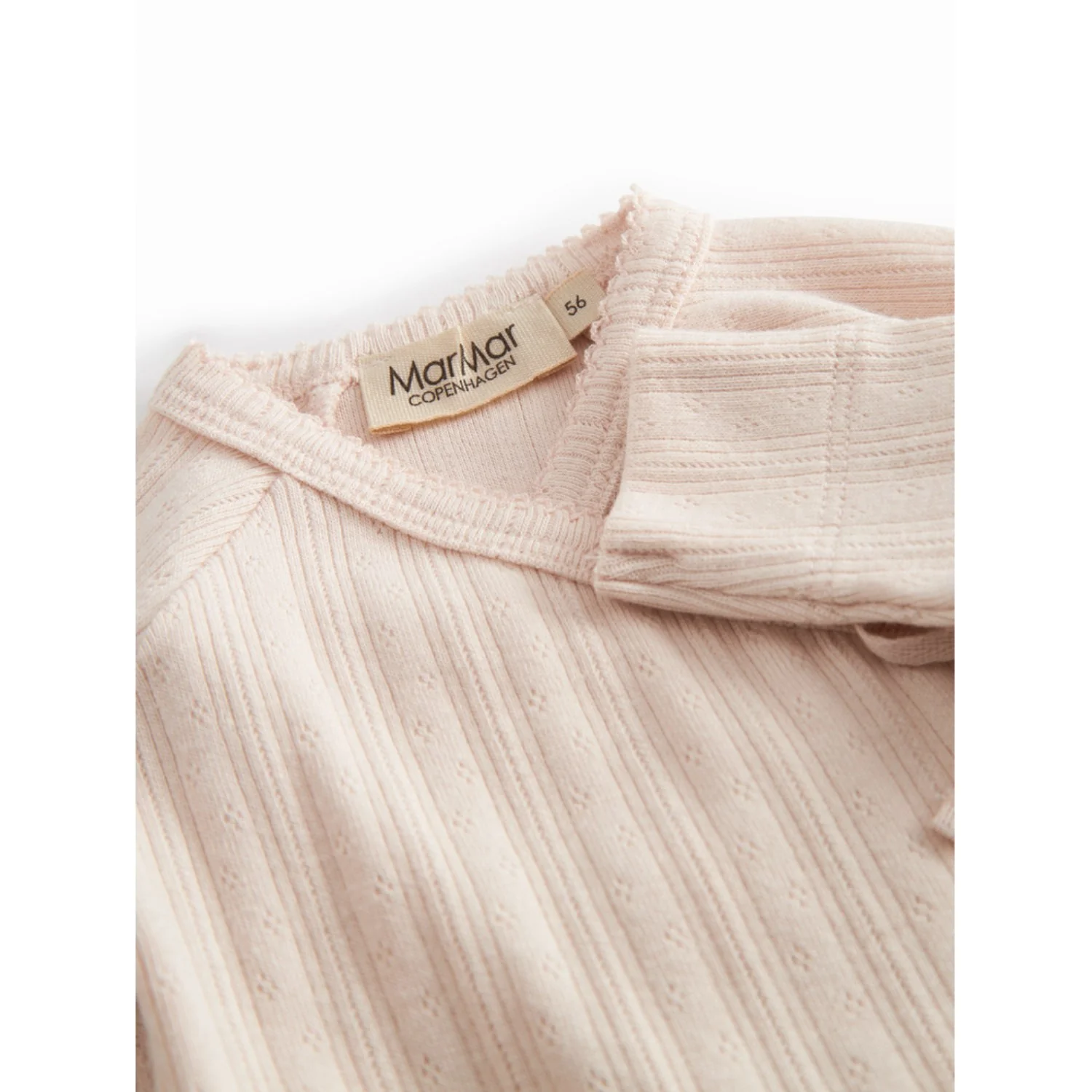 MarMar Newborn Modal Pointelle Misty Pink Belita Body - Image 2