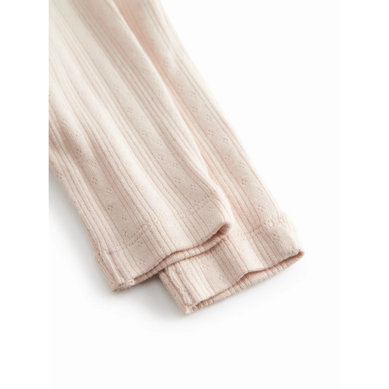MarMar Newborn Modal Pointelle Misty Pink Piva Pants - Image 3