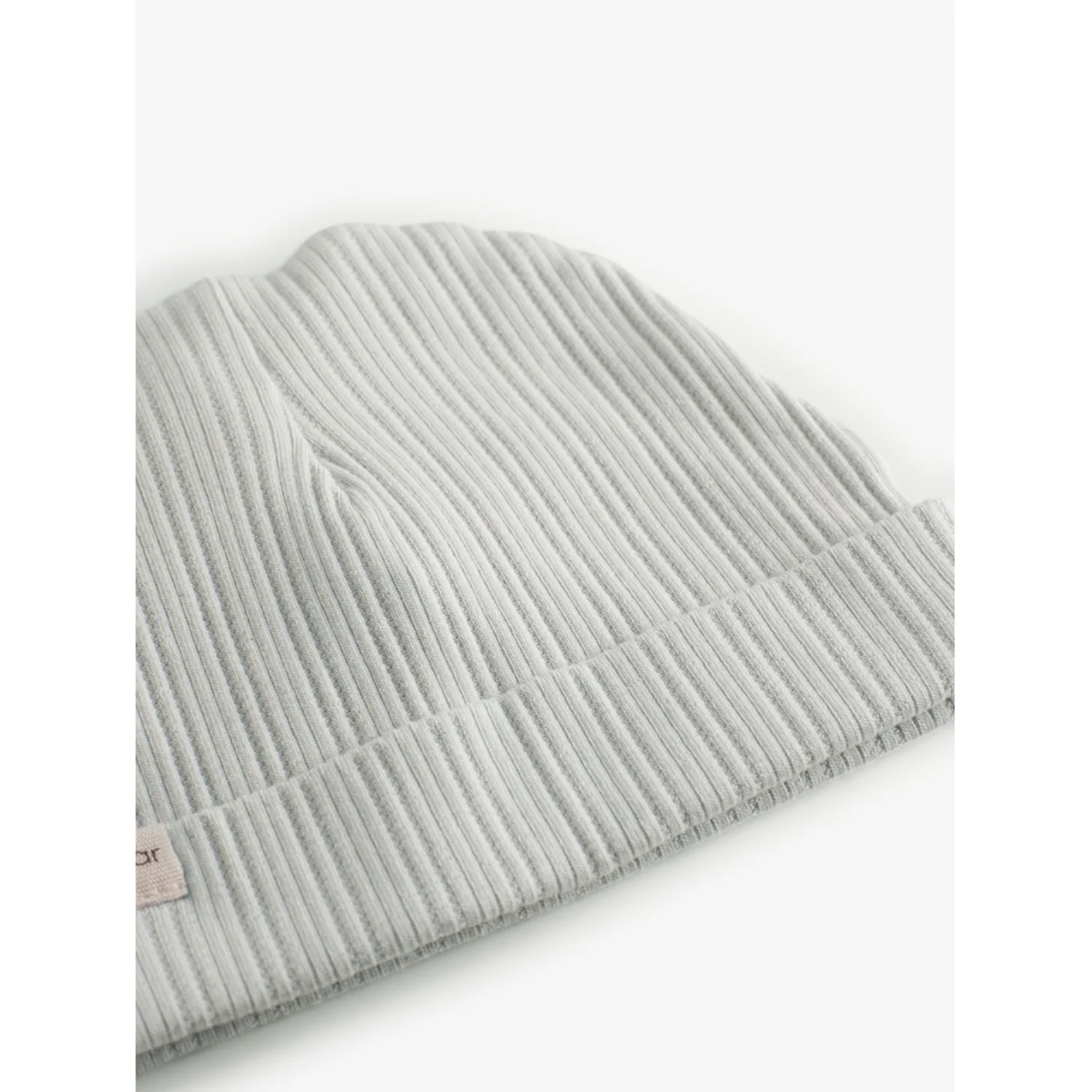 MarMar Newborn Modal Pointelle Rib Morning Dew Aiko Hat - Image 3