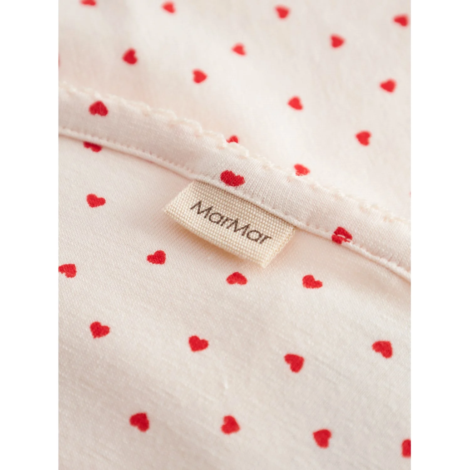 MarMar Newborn Modal Smooth Print Happy Hearts Alida Blanket - Image 2