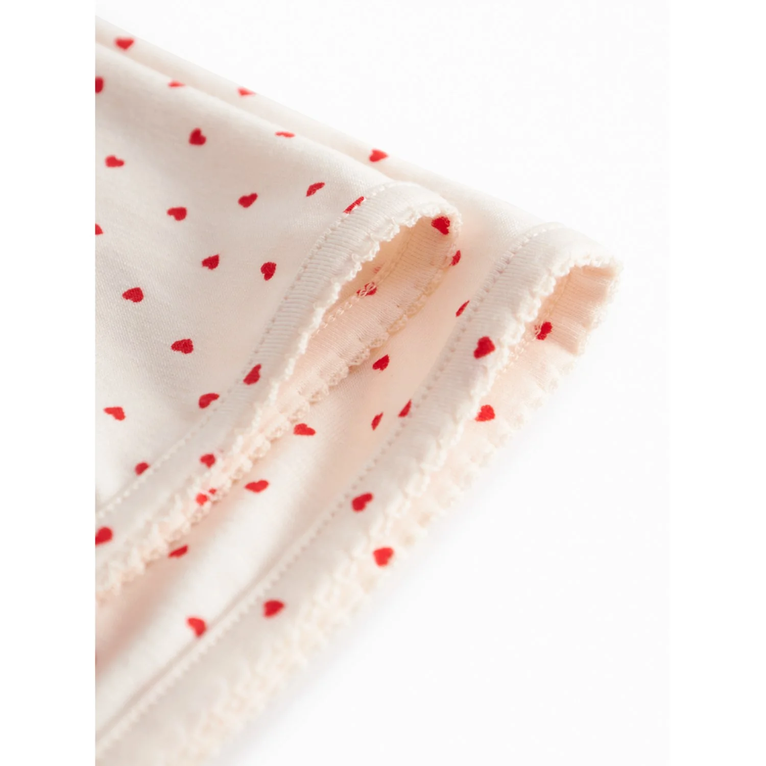 MarMar Newborn Modal Smooth Print Happy Hearts Alida Blanket - Image 3