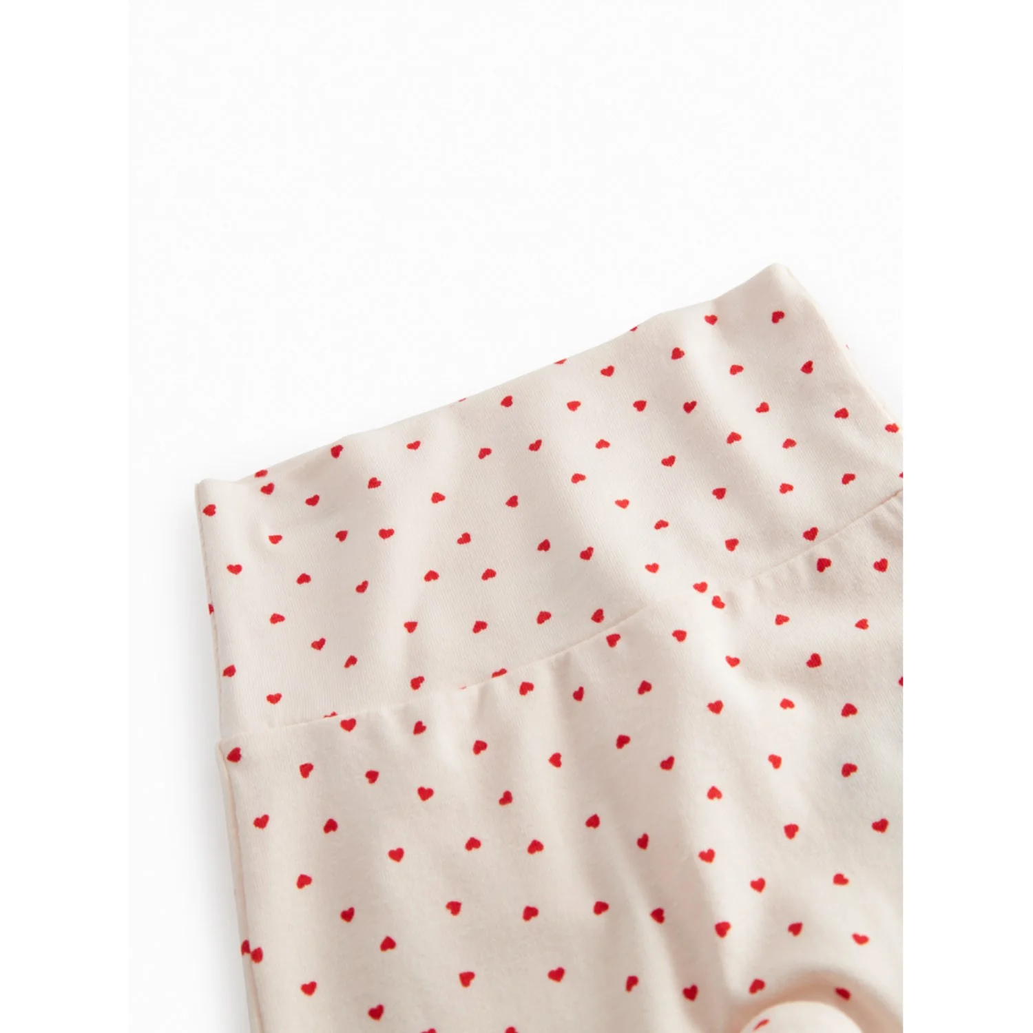 MarMar Newborn Modal Smooth Print Happy Hearts Piva Pants - Image 2