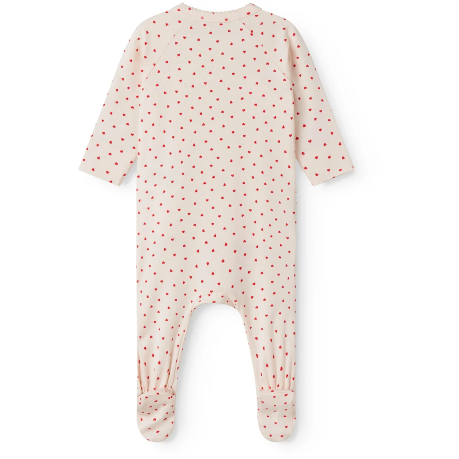 MarMar Newborn Modal Smooth Print Happy Hearts Rubetta Onesie - Image 5