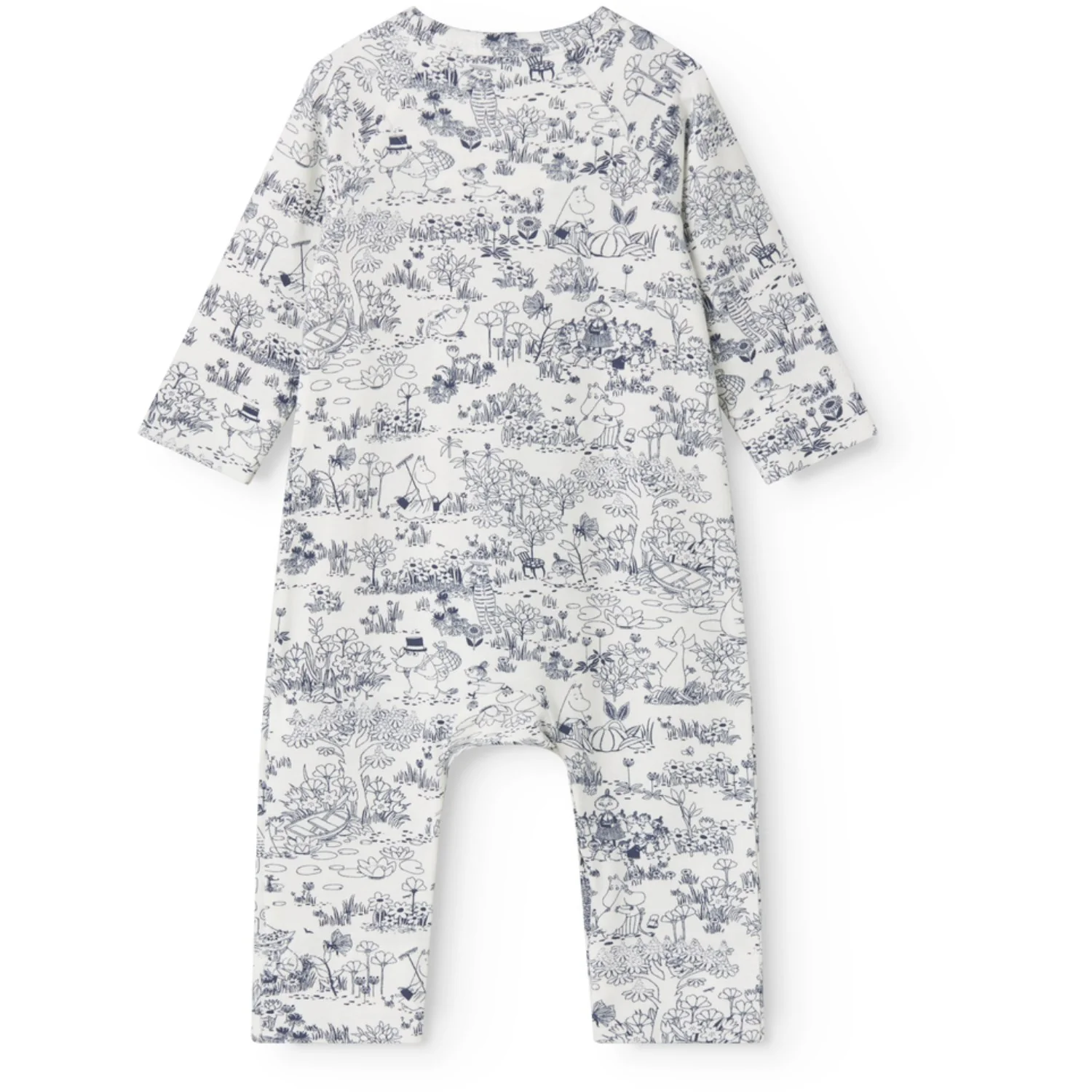 MarMar Newborn Modal Smooth Print Moominvalley Rena Onesie - Image 5