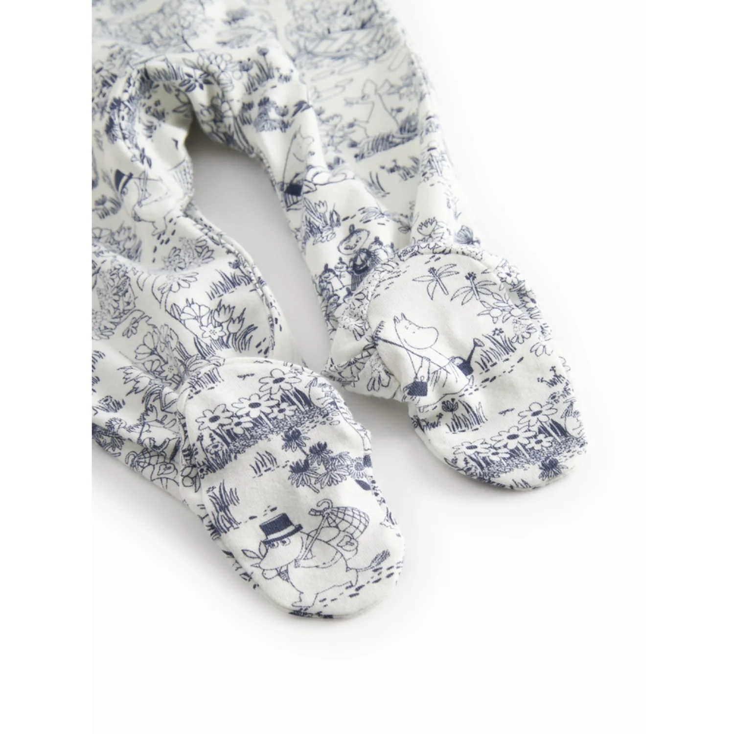 MarMar Newborn Modal Smooth Print Moominvalley Renas Onesie - Image 3