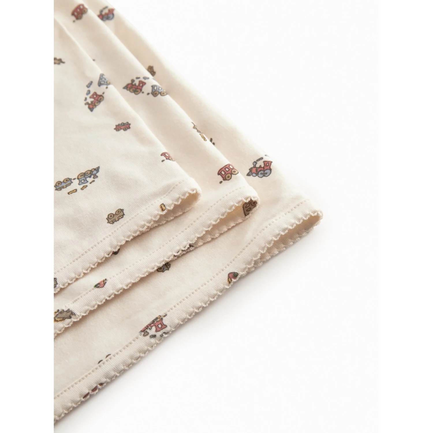 MarMar Newborn Modal Smooth Print Trains Alida Blanket - Image 2