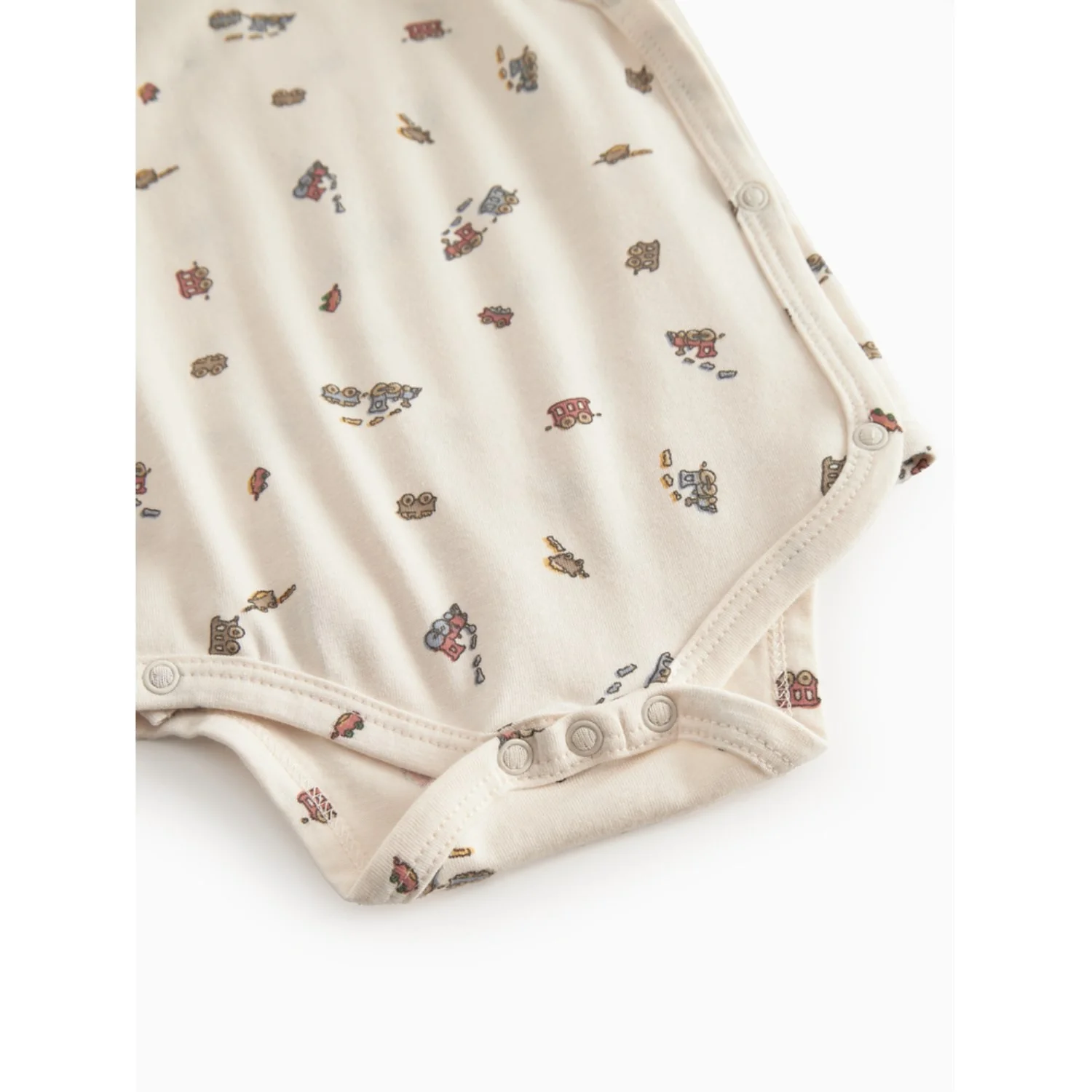 MarMar Newborn Modal Smooth Print Trains Belito Body - Image 3