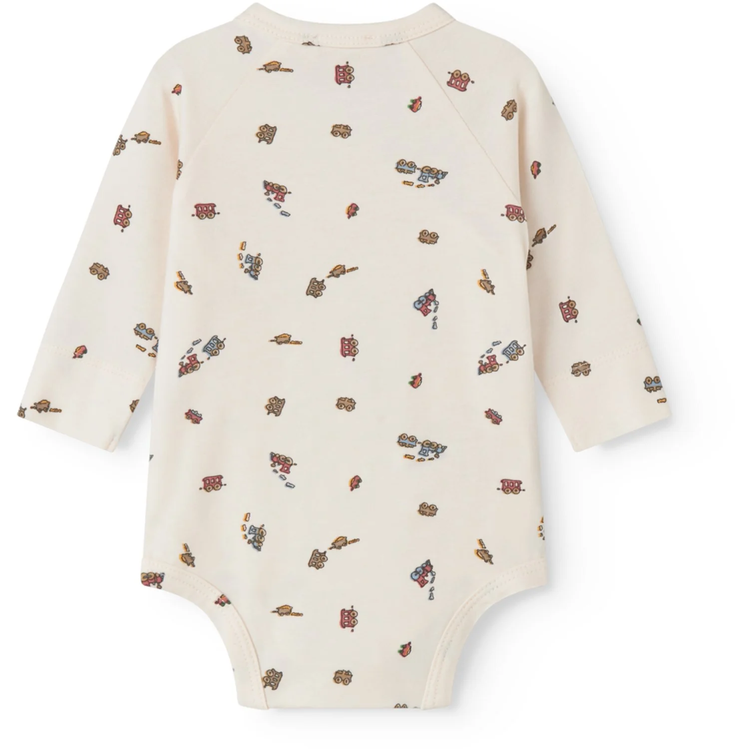 MarMar Newborn Modal Smooth Print Trains Belito Body - Image 4