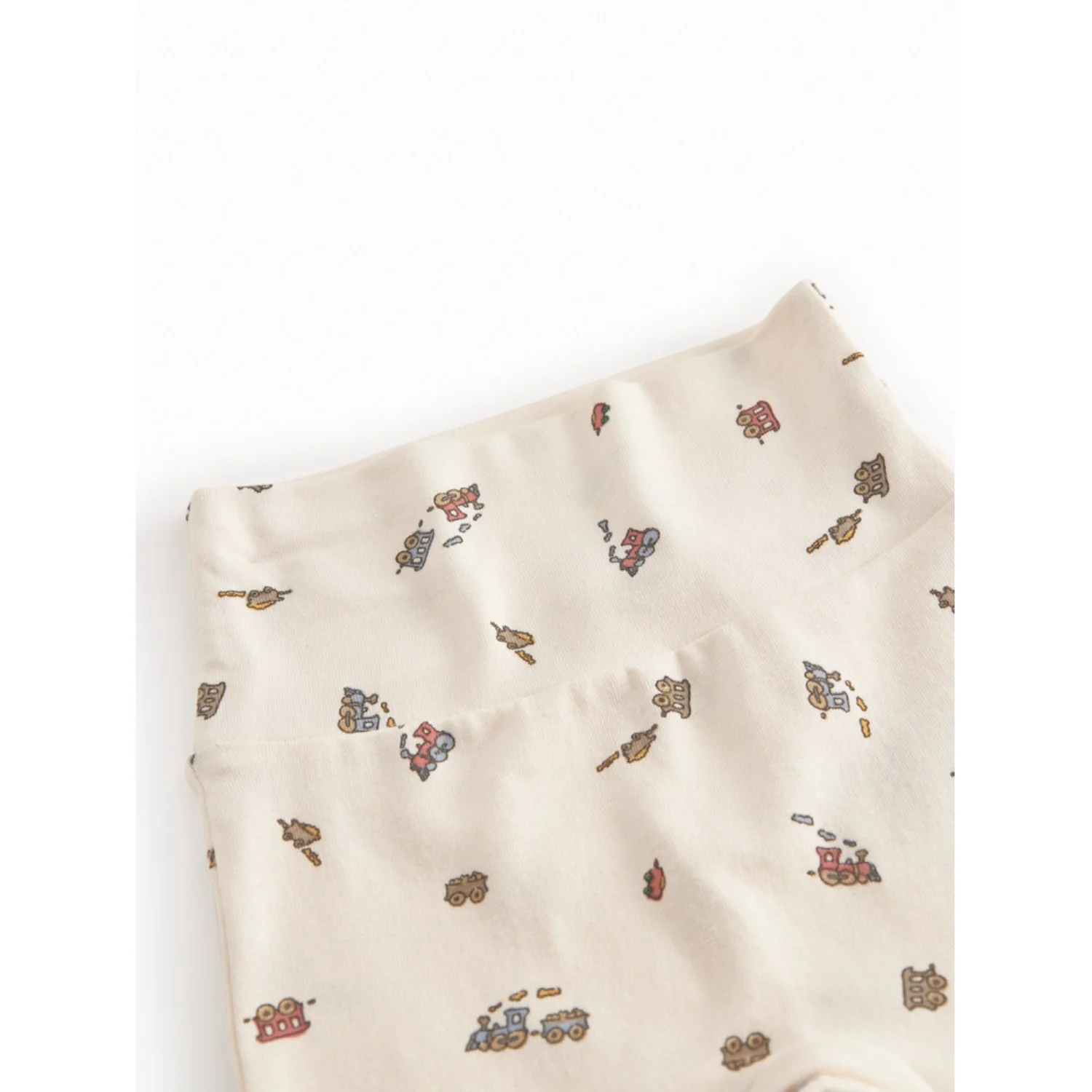 MarMar Newborn Modal Smooth Print Trains Piva Pants - Image 2