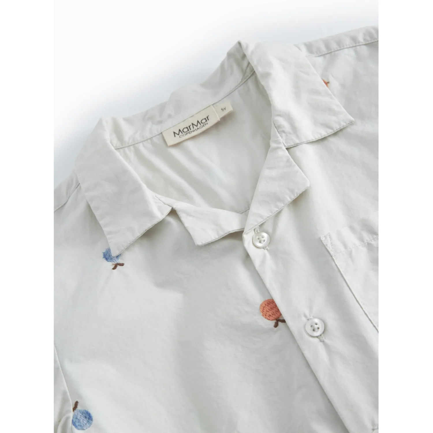MarMar Poplin Fruit Emb Tage Shirt - Image 3