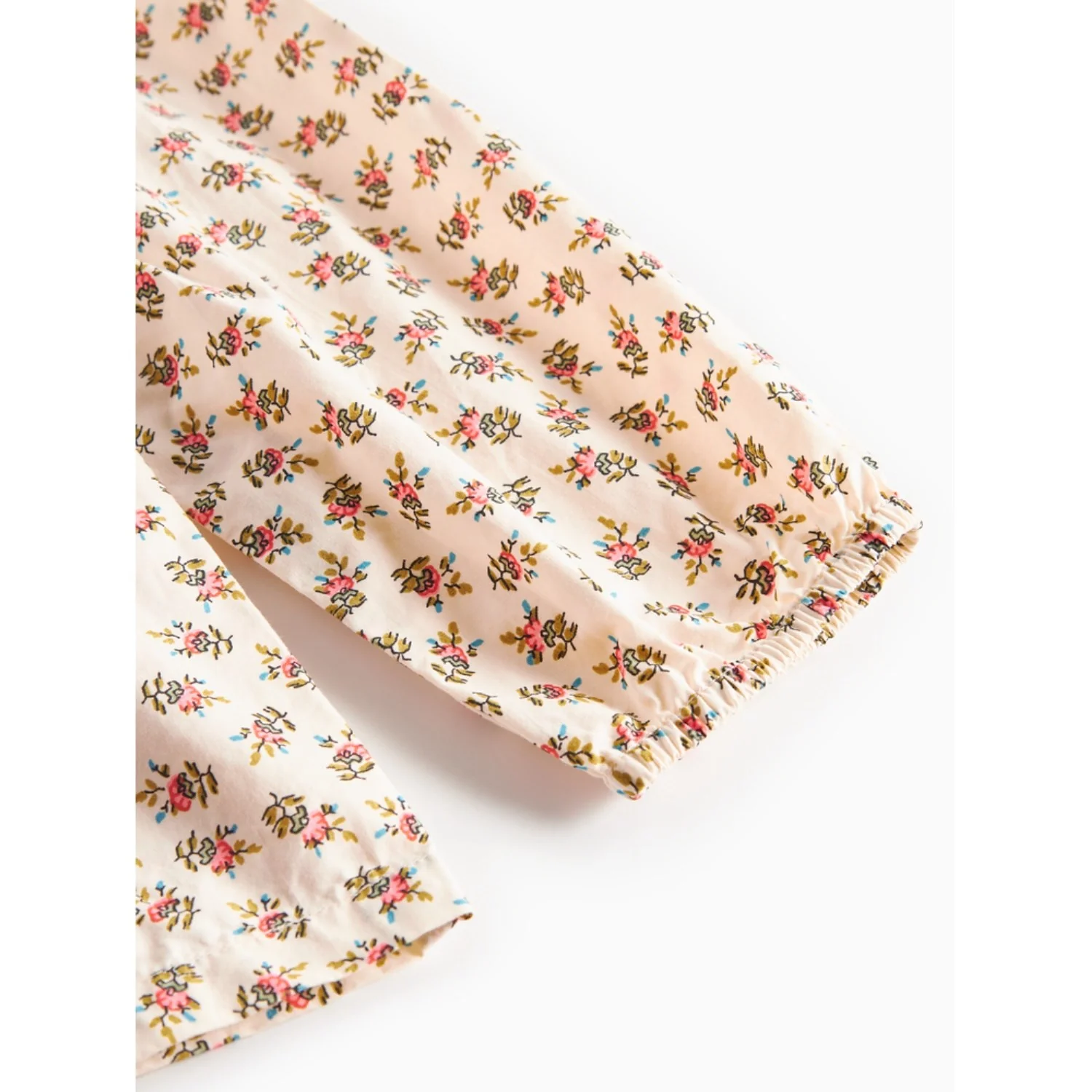 MarMar Poplin Japanese Flower Talsa LS Blouse - Image 4