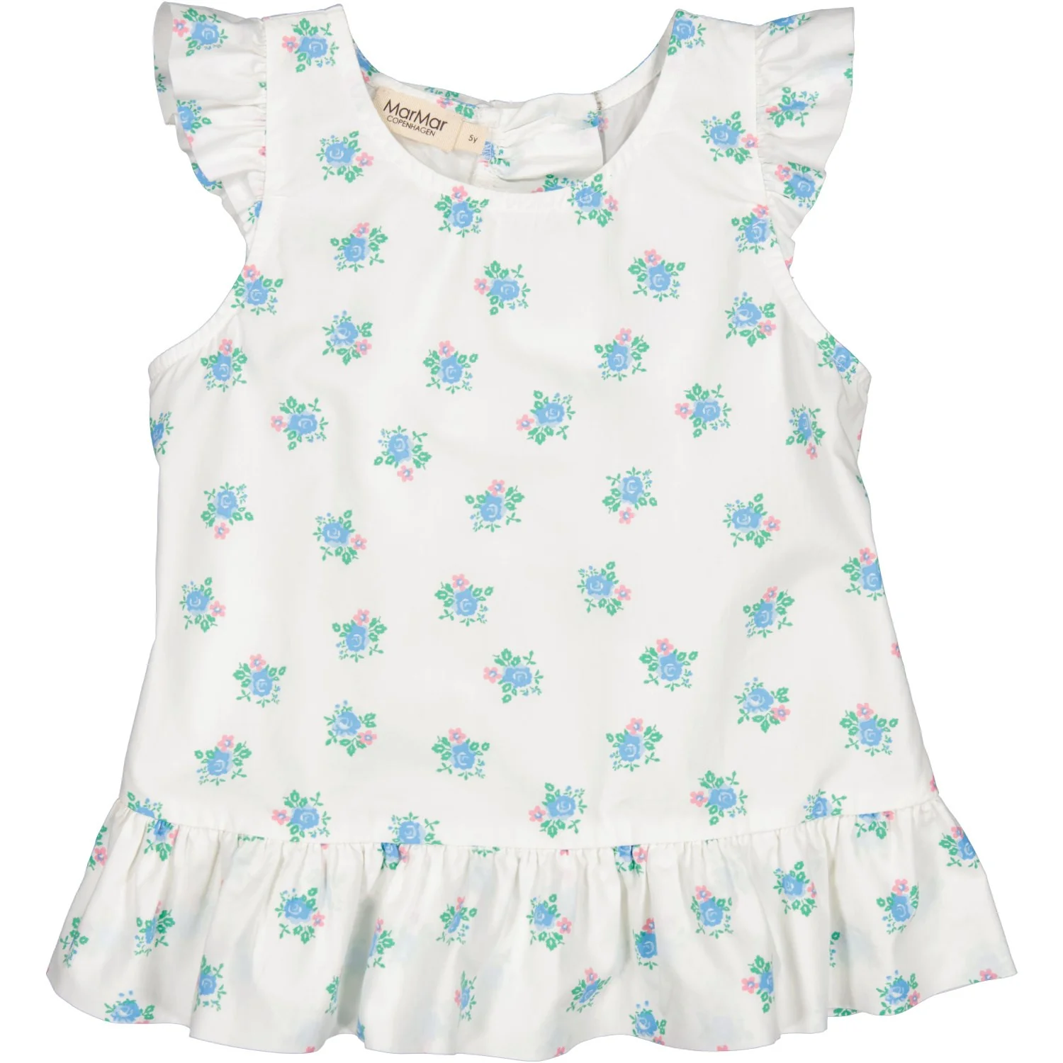 MarMar Poplin Summer Bouquet Tawny Top