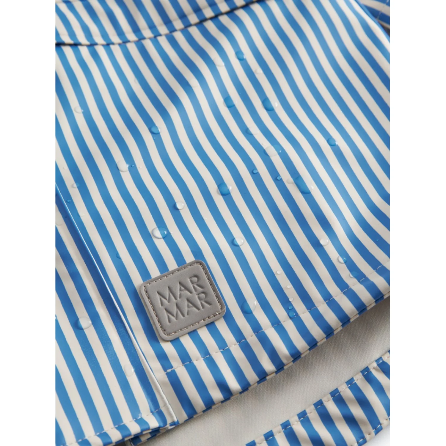 MarMar Rainwear Blue Stripe October Jacket - Image 4