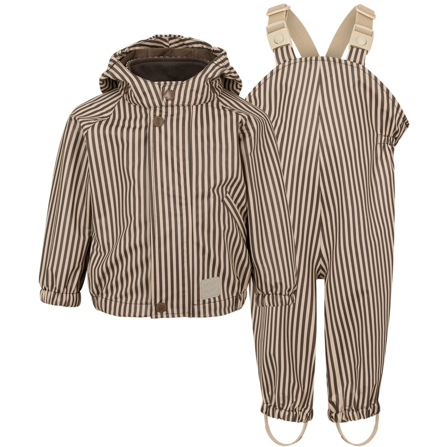 MarMar Rainwear Brown Stripe Oddy Set - Image 12