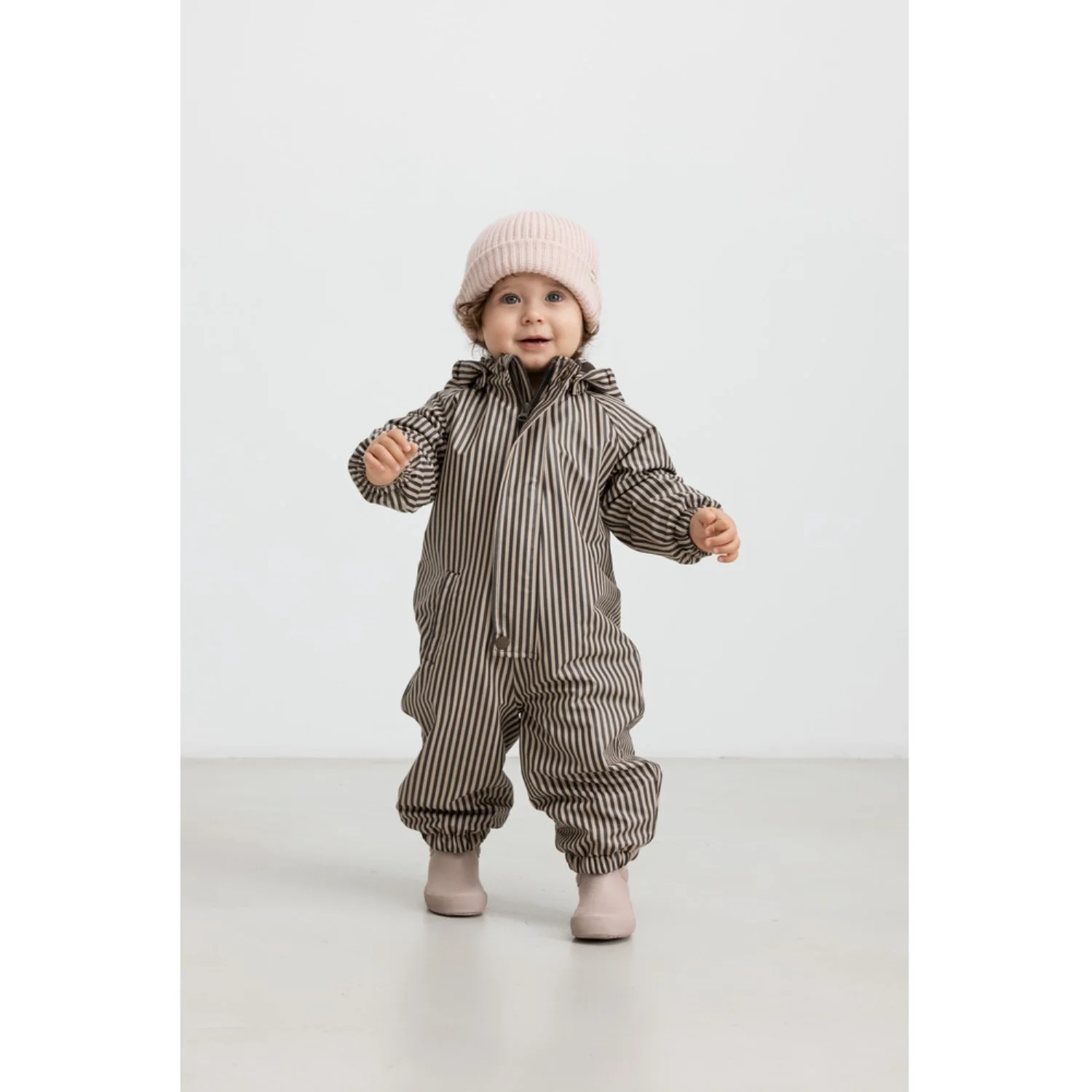 MarMar Rainwear Fleece Brown Stripe Orion Suit - Image 2