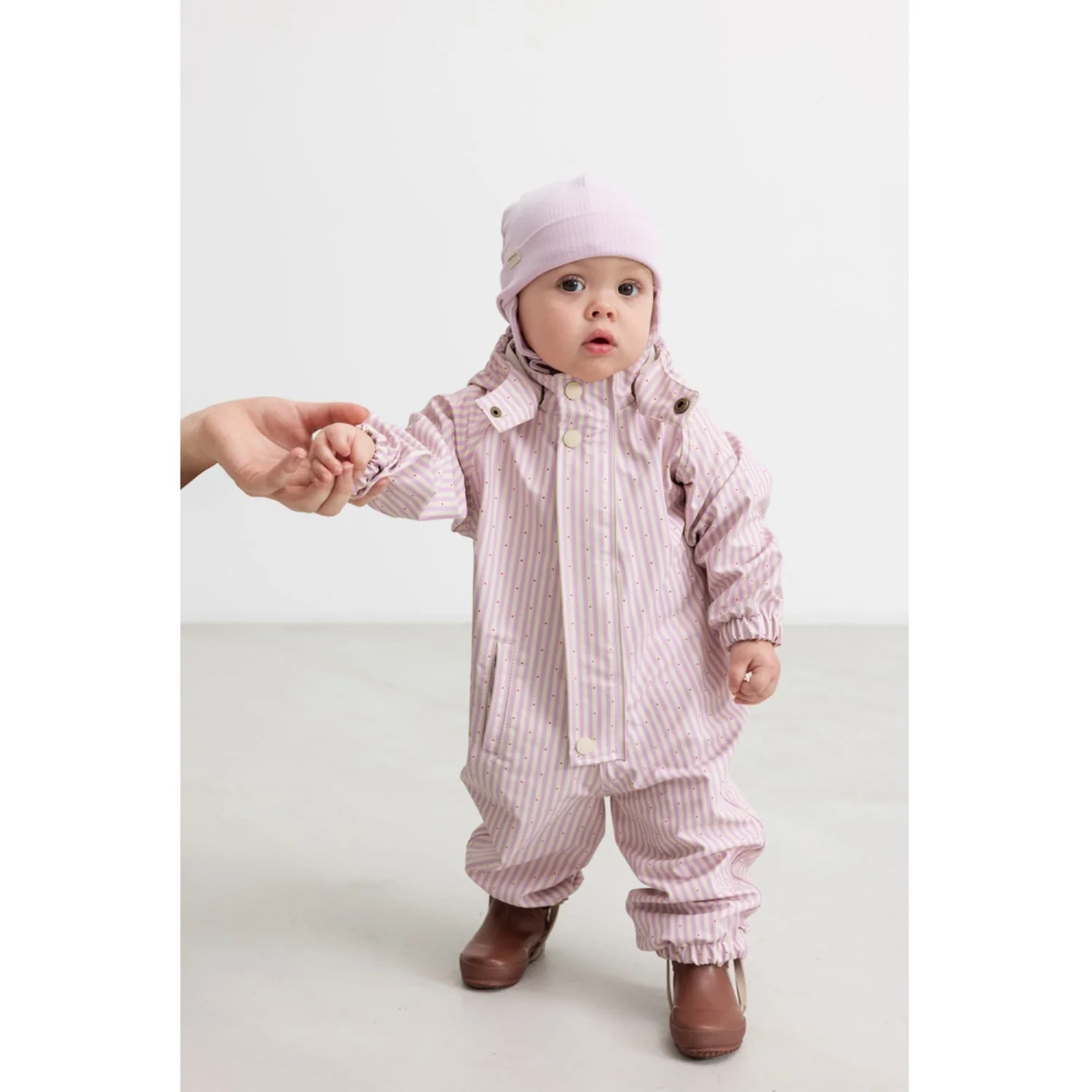 MarMar Rainwear Pink Stripe Orion Suit - Image 3