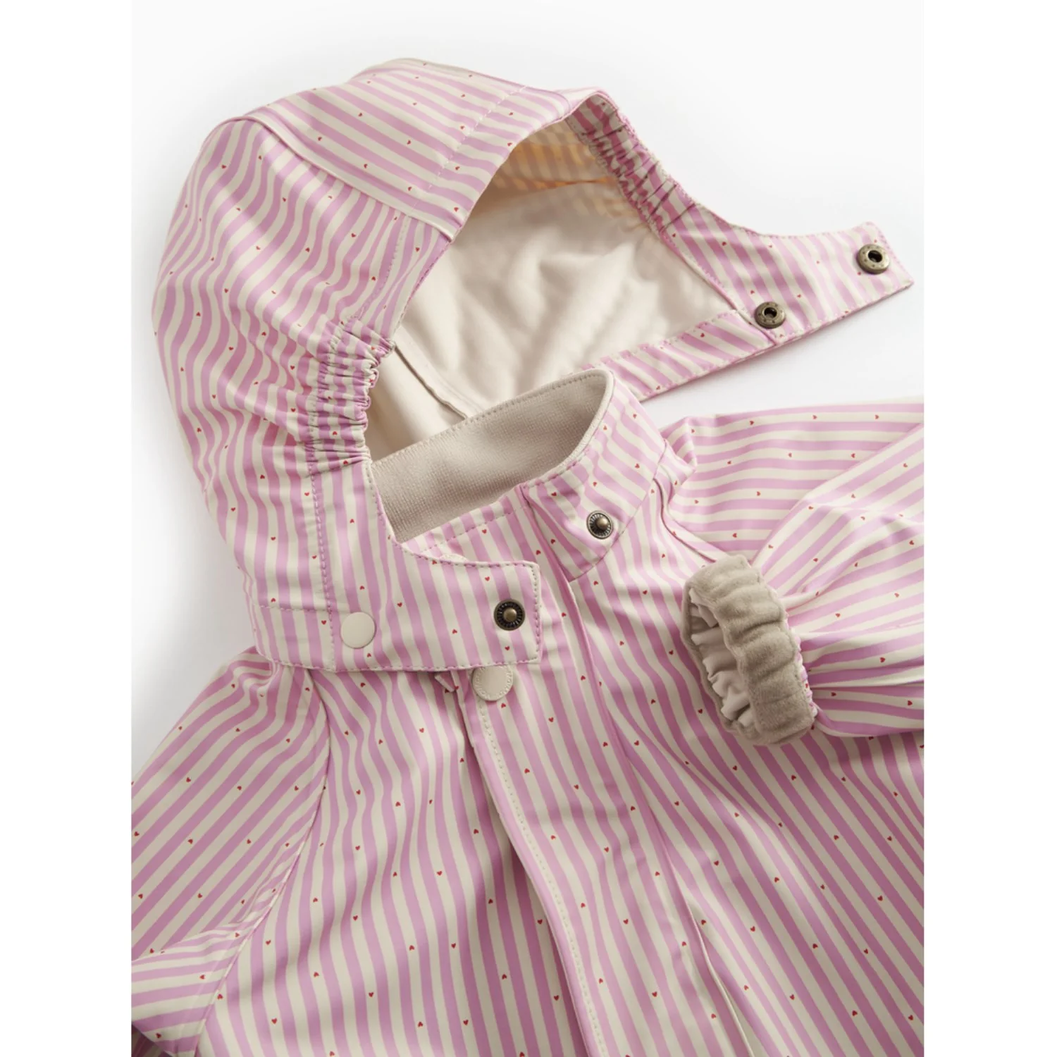 MarMar Rainwear Pink Stripe Orion Suit - Image 4