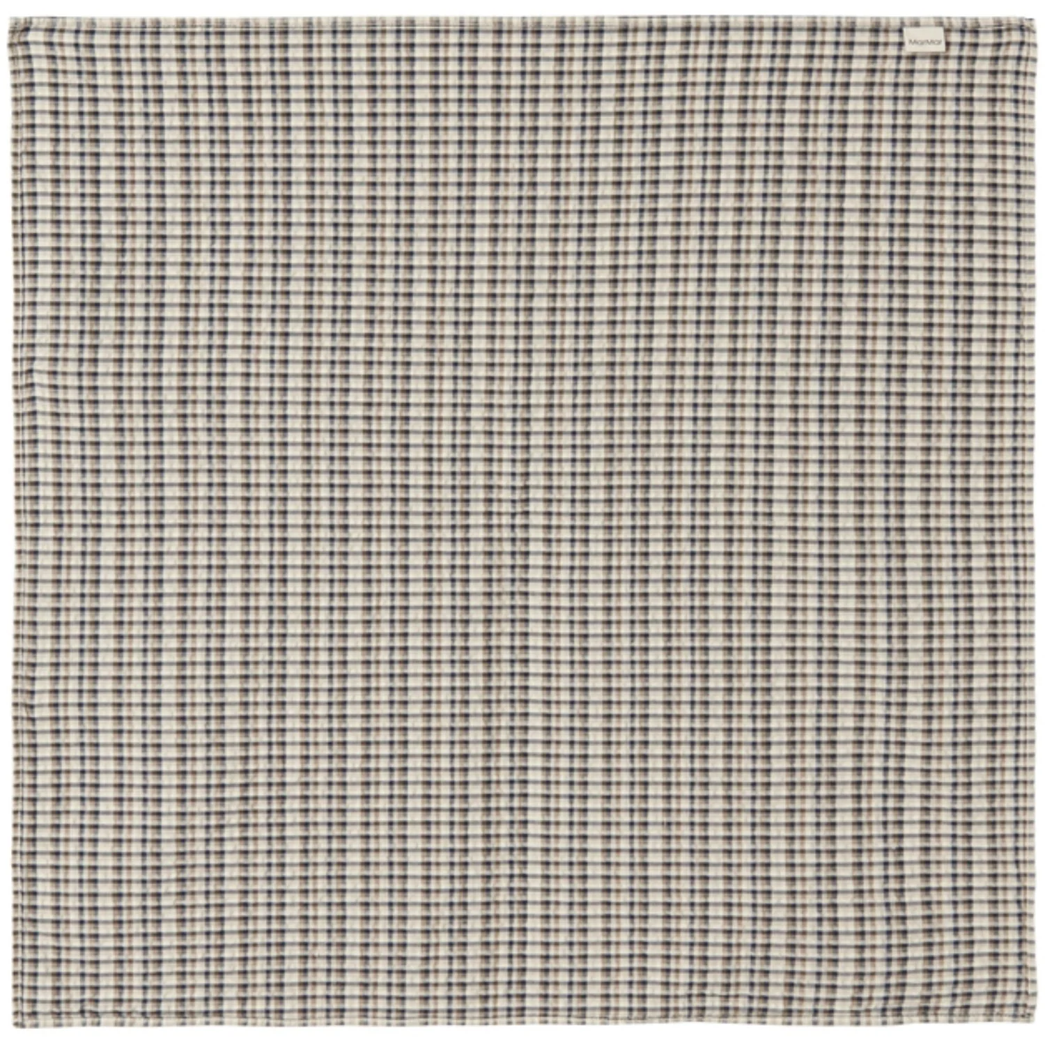 MarMar Seersucker Check Pilot Navy Check Airo Scarf - Image 15