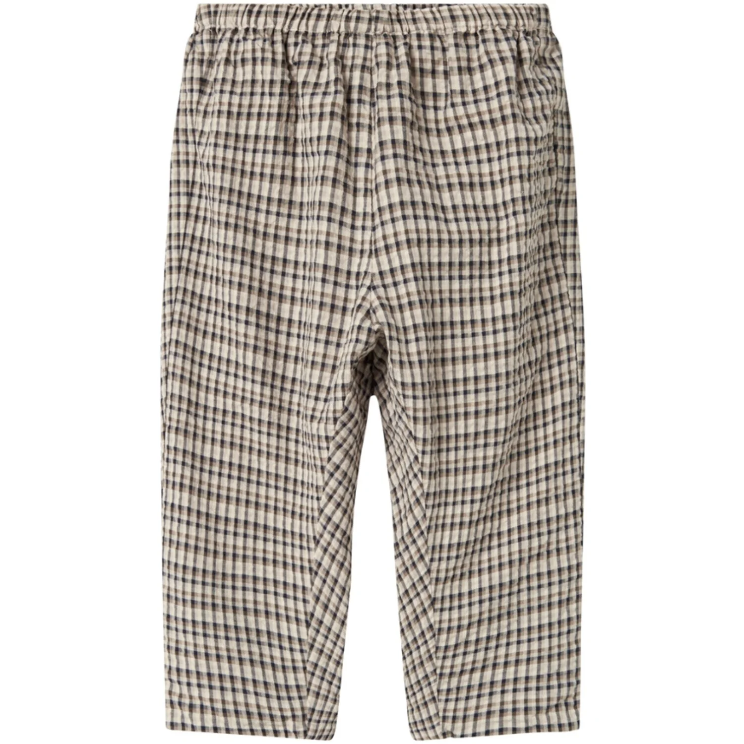 MarMar Seersucker Check Pilot Navy Check Palle Pants