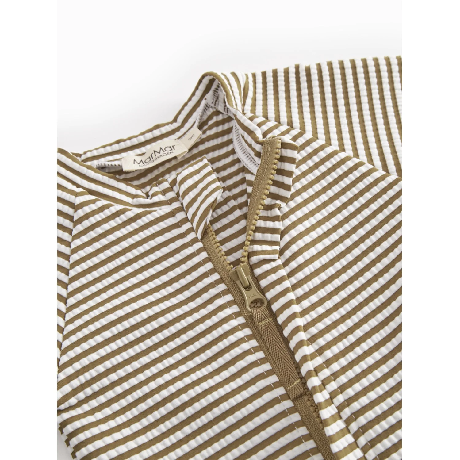 MarMar Seersucker Swim Dark Bronze Stripe Swal Suit - Image 3
