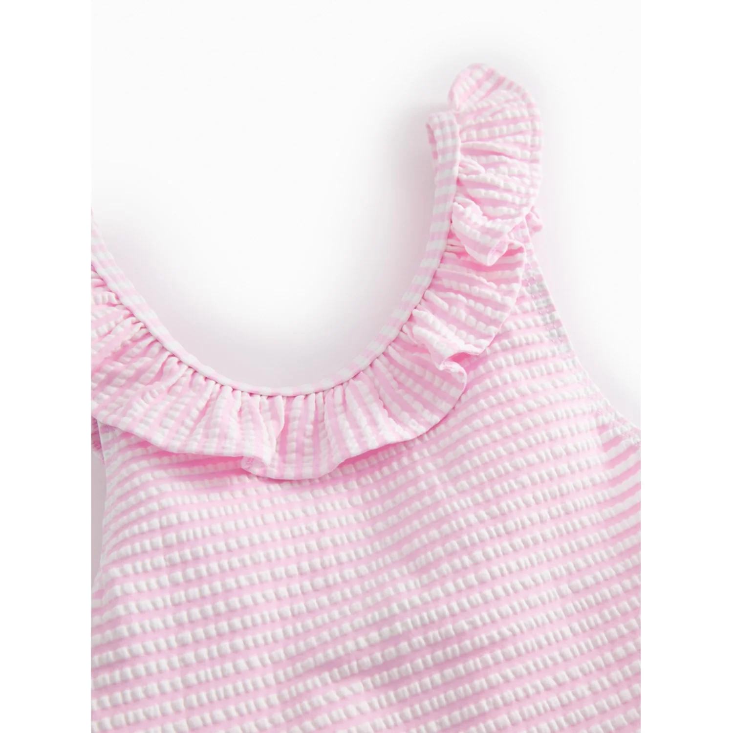 MarMar Seersucker Swim Pink Stripe Swilla Bathing Suit - Image 3
