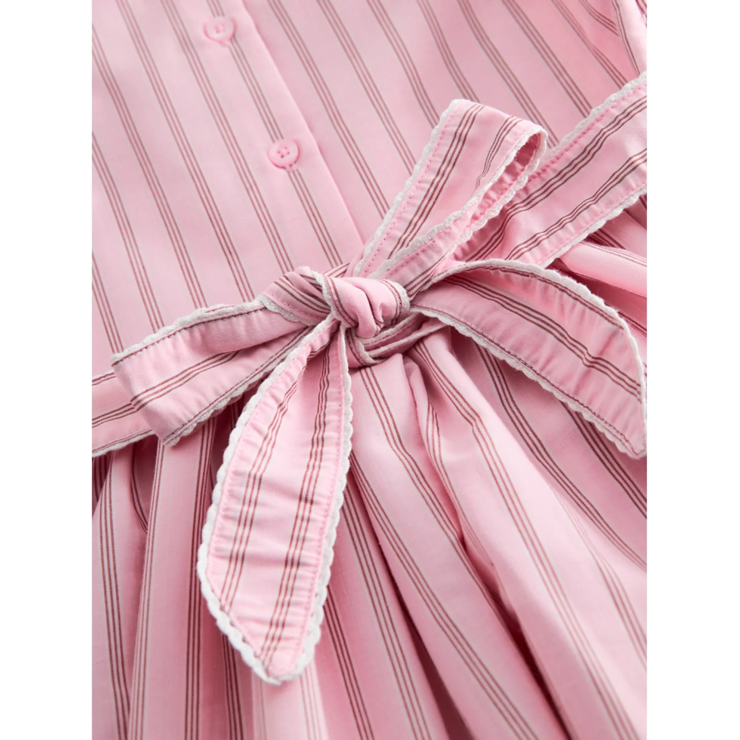 MarMar Smooth Cotton Bonbon Pink Stripes Darcel Dress - Image 5