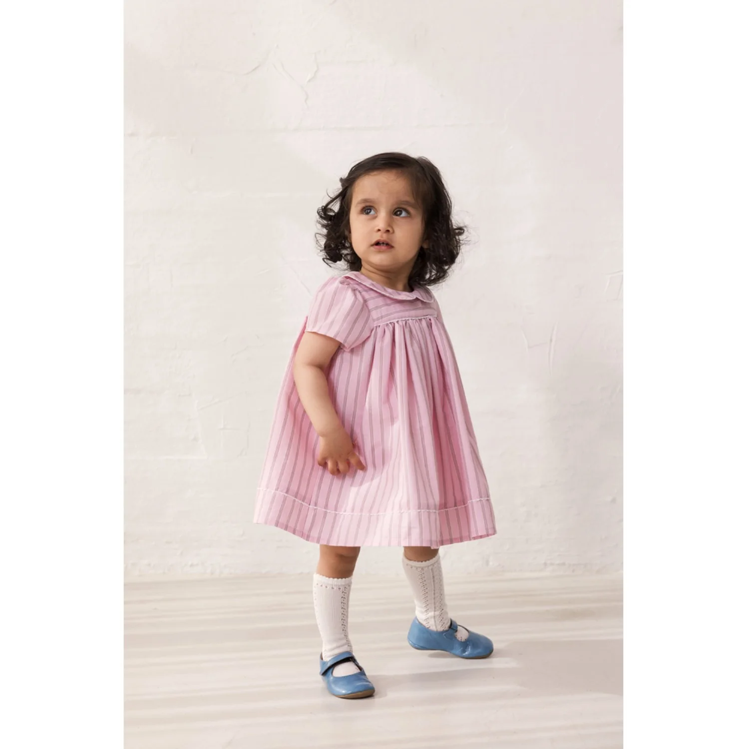 MarMar Smooth Cotton Bonbon Pink Stripes Dulla Dress - Image 2