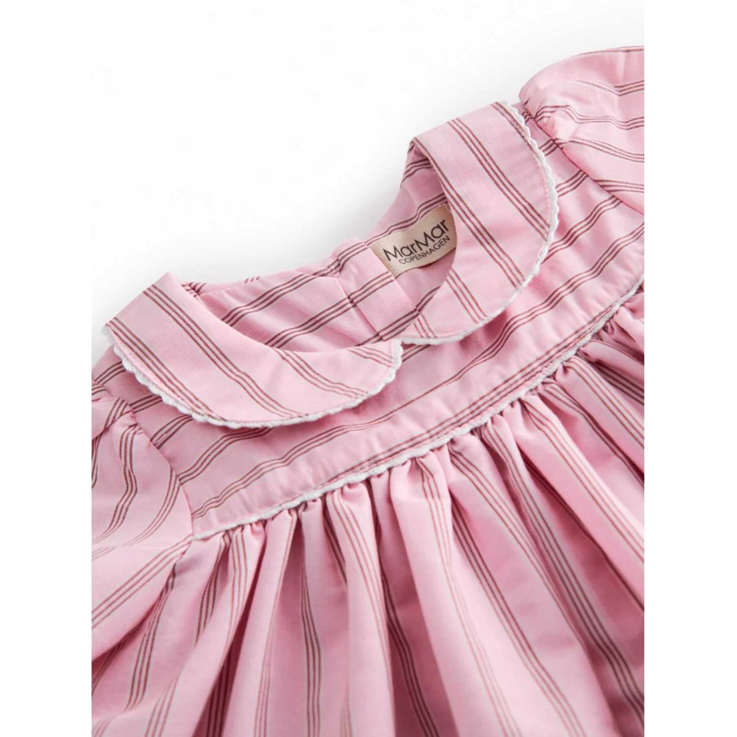 MarMar Smooth Cotton Bonbon Pink Stripes Dulla Dress - Image 3