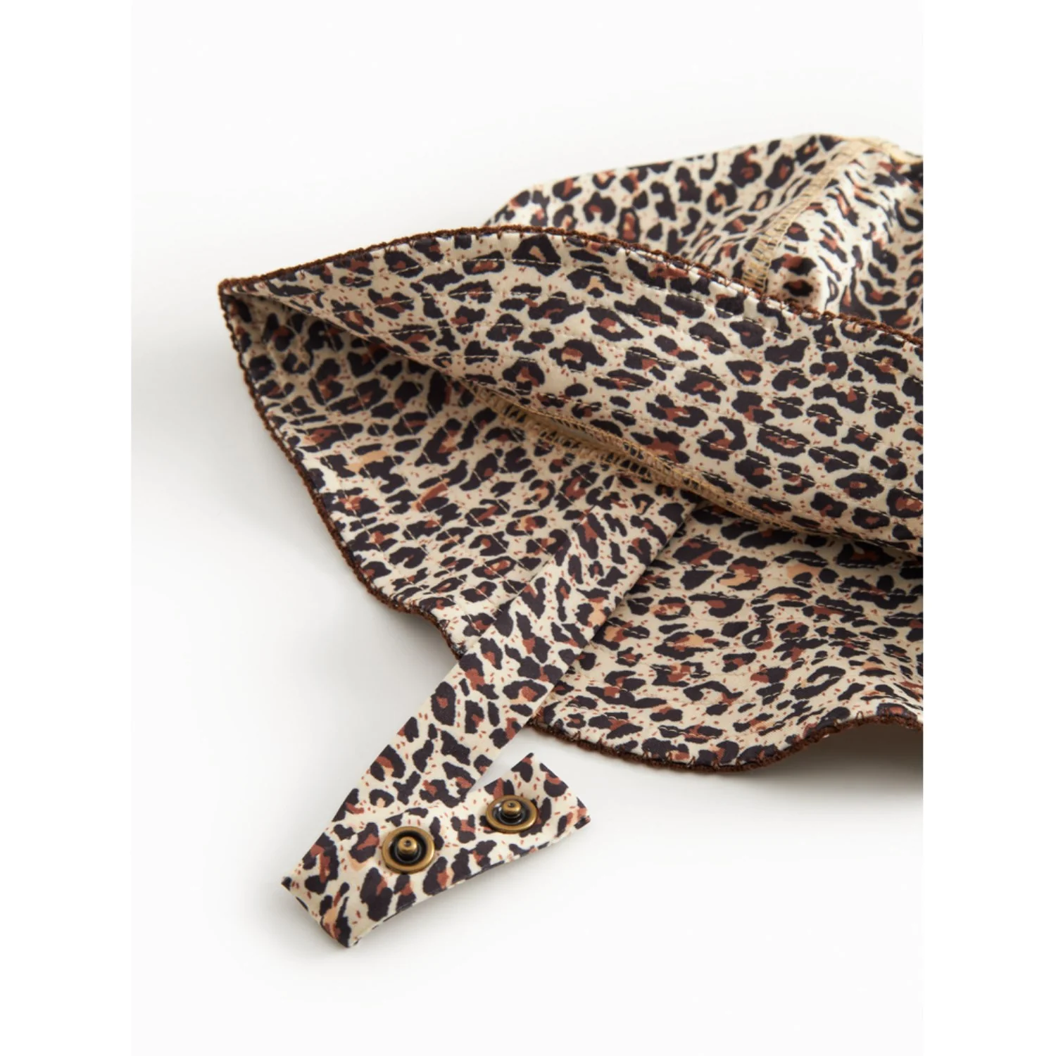MarMar Swim Print Brown Leo Alba Splash Long Swim Hat - Image 3