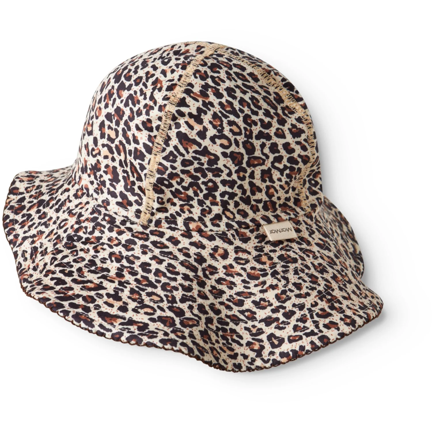 MarMar Swim Print Brown Leo Alba Splash Long Swim Hat - Image 5