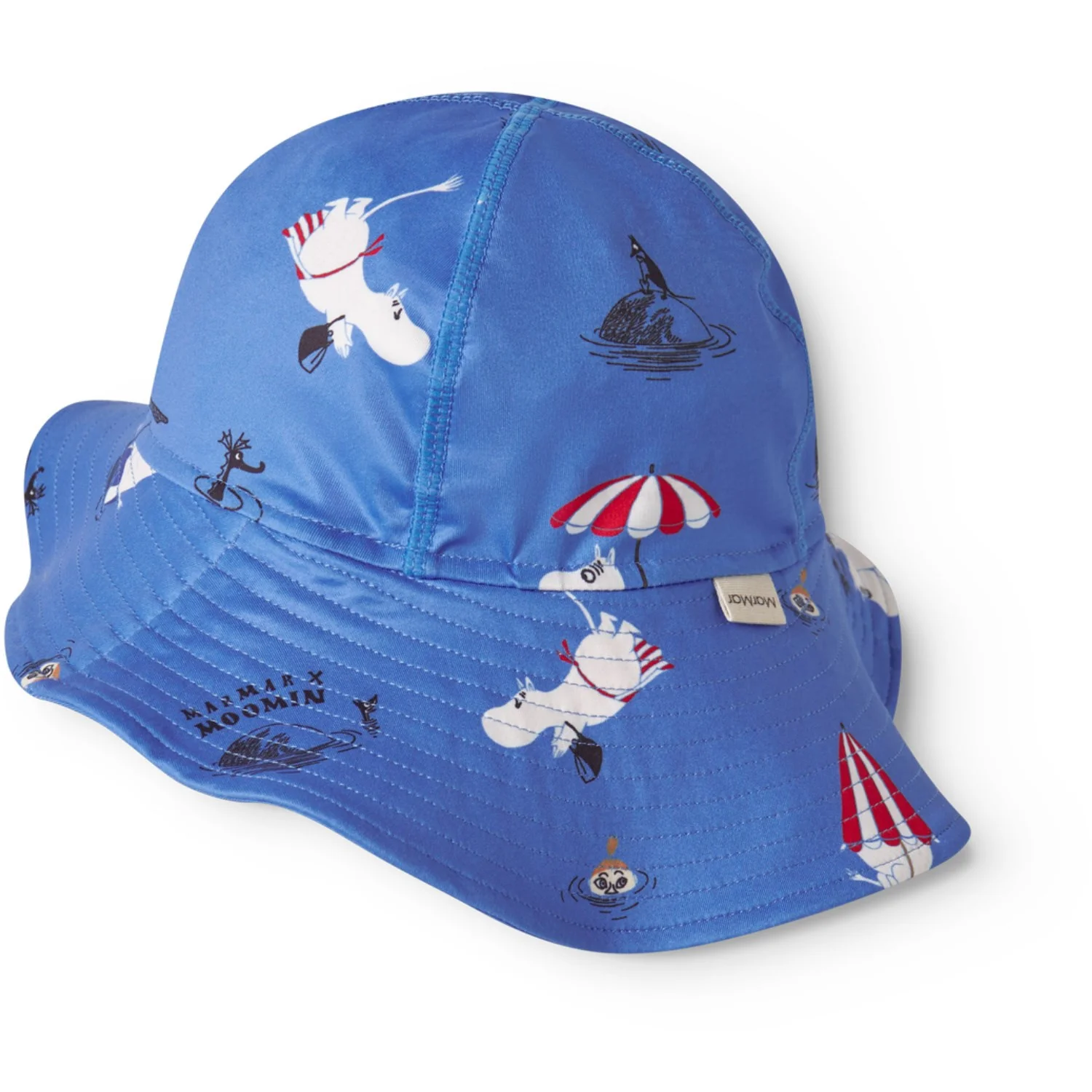 MarMar Swim Print Swimming Moomin Alba Splash Long Swim Hat - Image 4