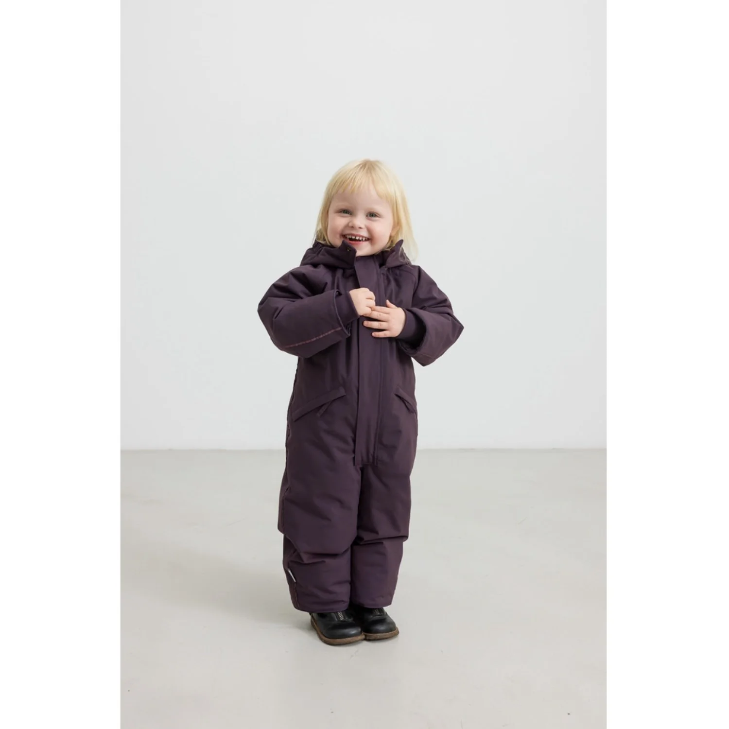 MarMar Tech. Outerwear Solid Deep Plum Ollie Suit - Image 3